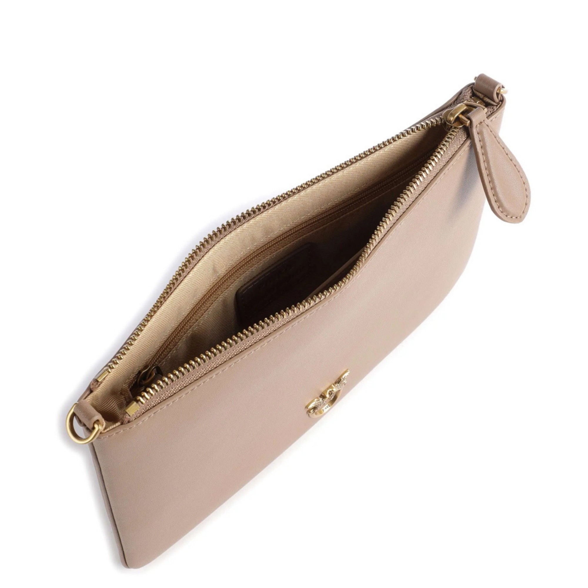 PINKO Delninukė moterims, Smėlio, Flat classic clutch 4