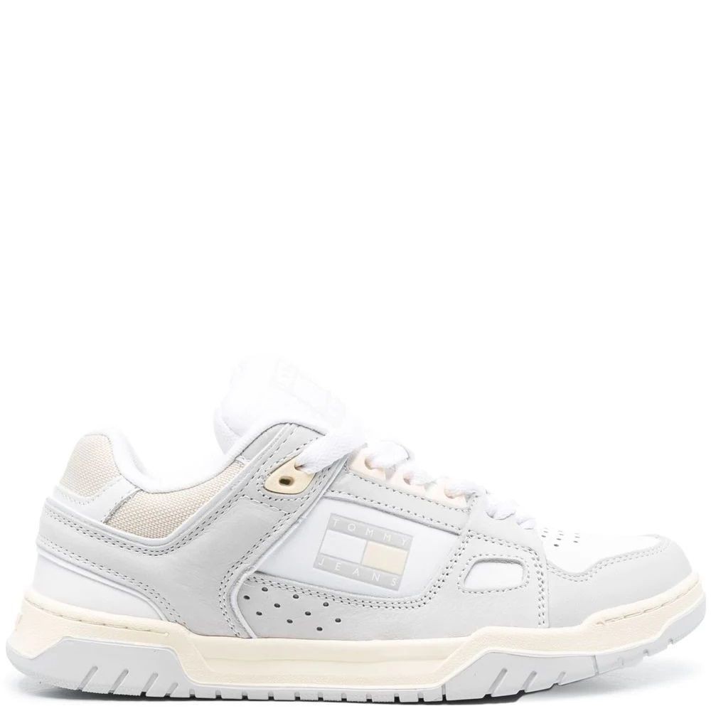 TOMMY JEANS Sportiniai bateliai moterims, Pilka, JEANS WMN SKATE LOW 2