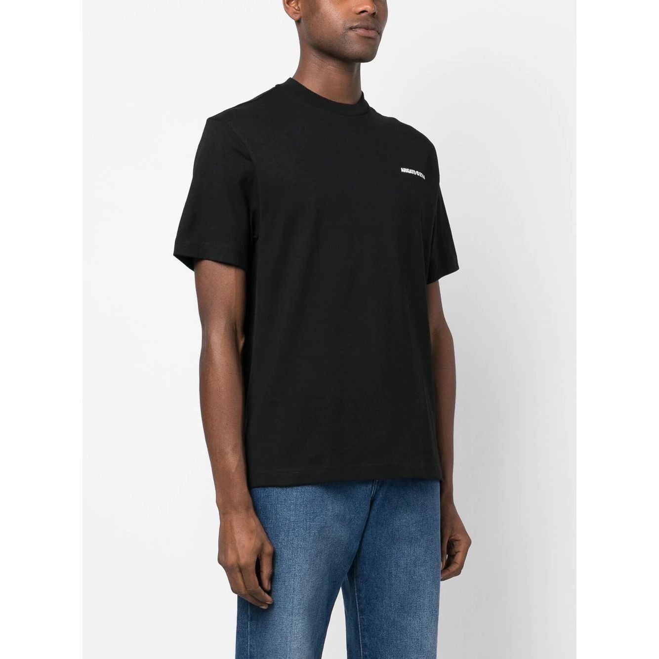 AXEL ARIGATO Marškinėliai trump. rankovėmis vyrams, Juoda, Monogram T-Shirt 2