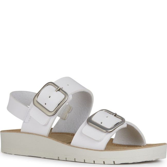 GEOX Basutės mergaitėms, Balta, Sandal costarei 2