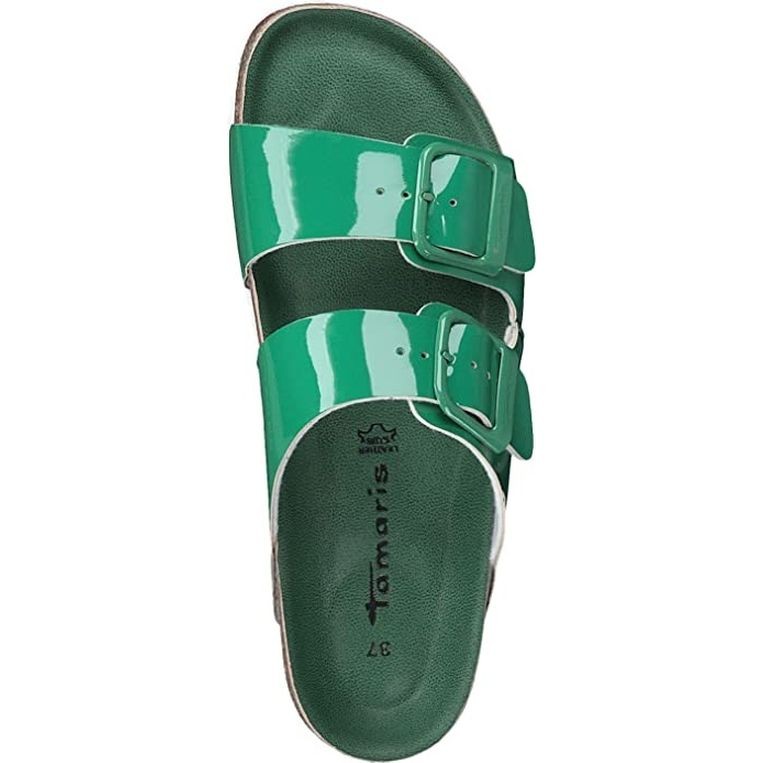 TAMARIS Šlepetės moterims, Žalia, SLIPPERS 4