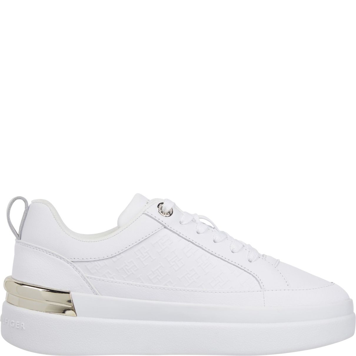 TOMMY HILFIGER Laisvalaikio bateliai moterims, Balta, Lux court sneaker 5