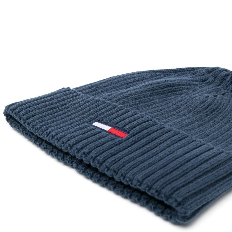 TOMMY JEANS Kepurė vyrams, Mėlyna, FLAG BEANIE 2