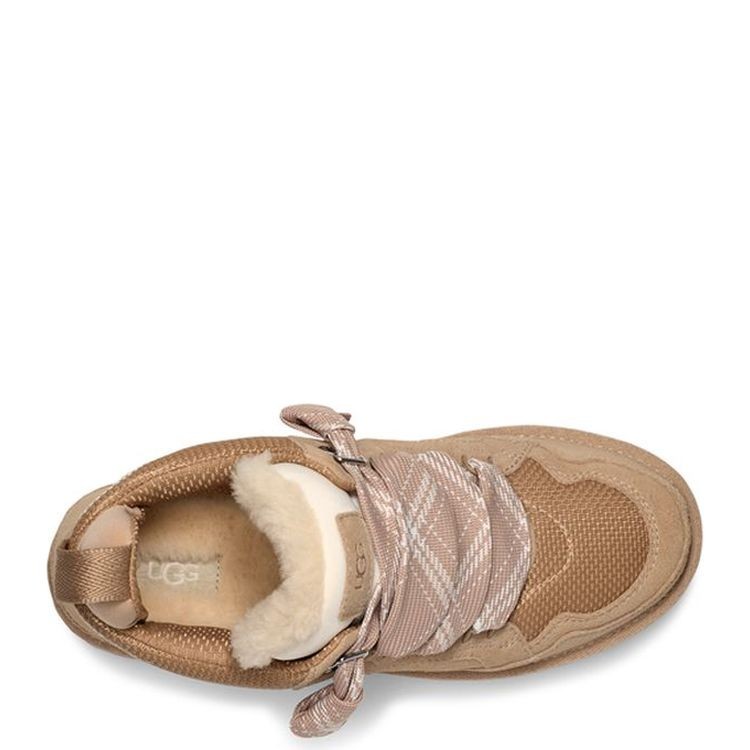 UGG Pašiltinti aulinukai moterims, Smėlio, Lowmel booties 4