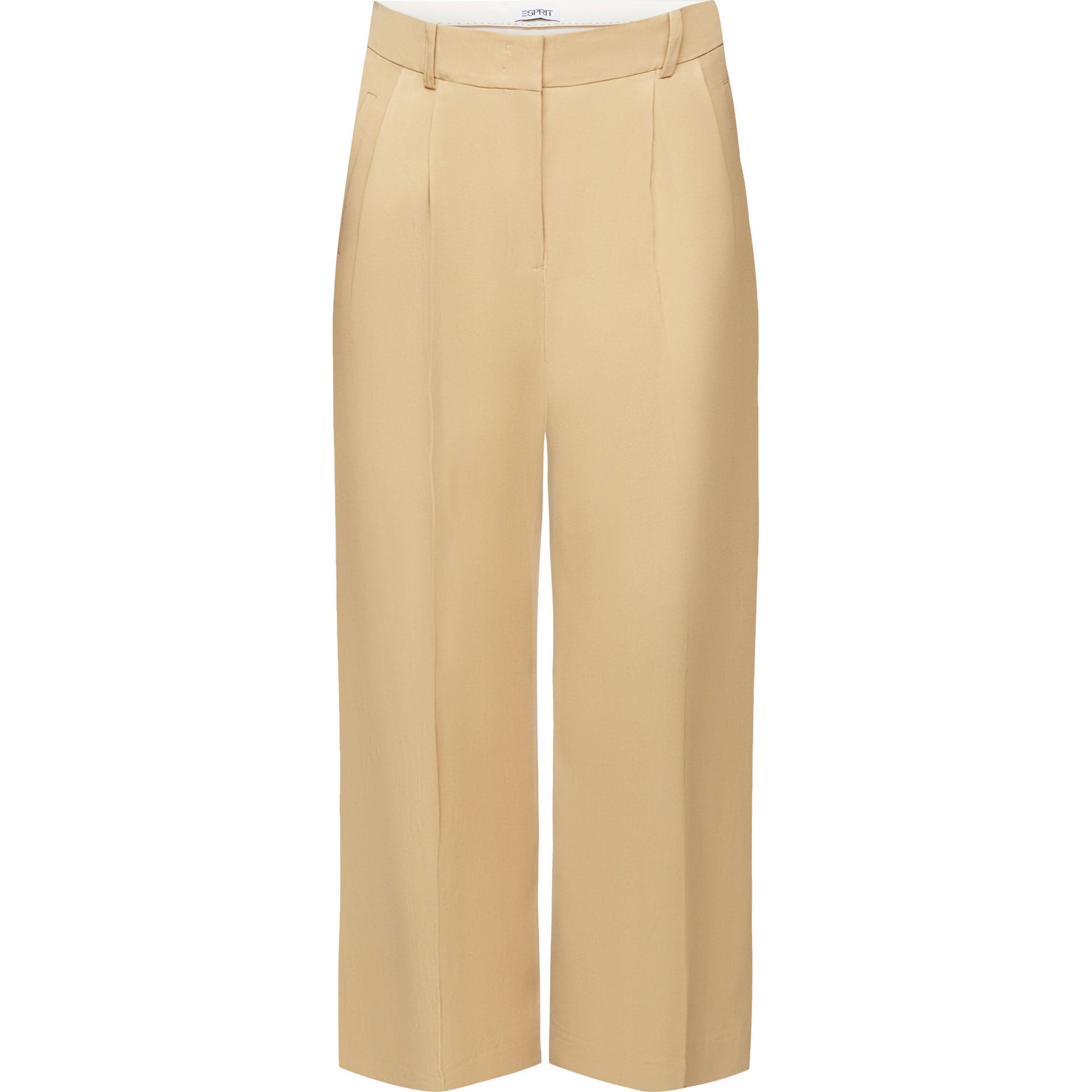 ESPRIT Kelnės moterims, Smėlio, Wide Culotte 1