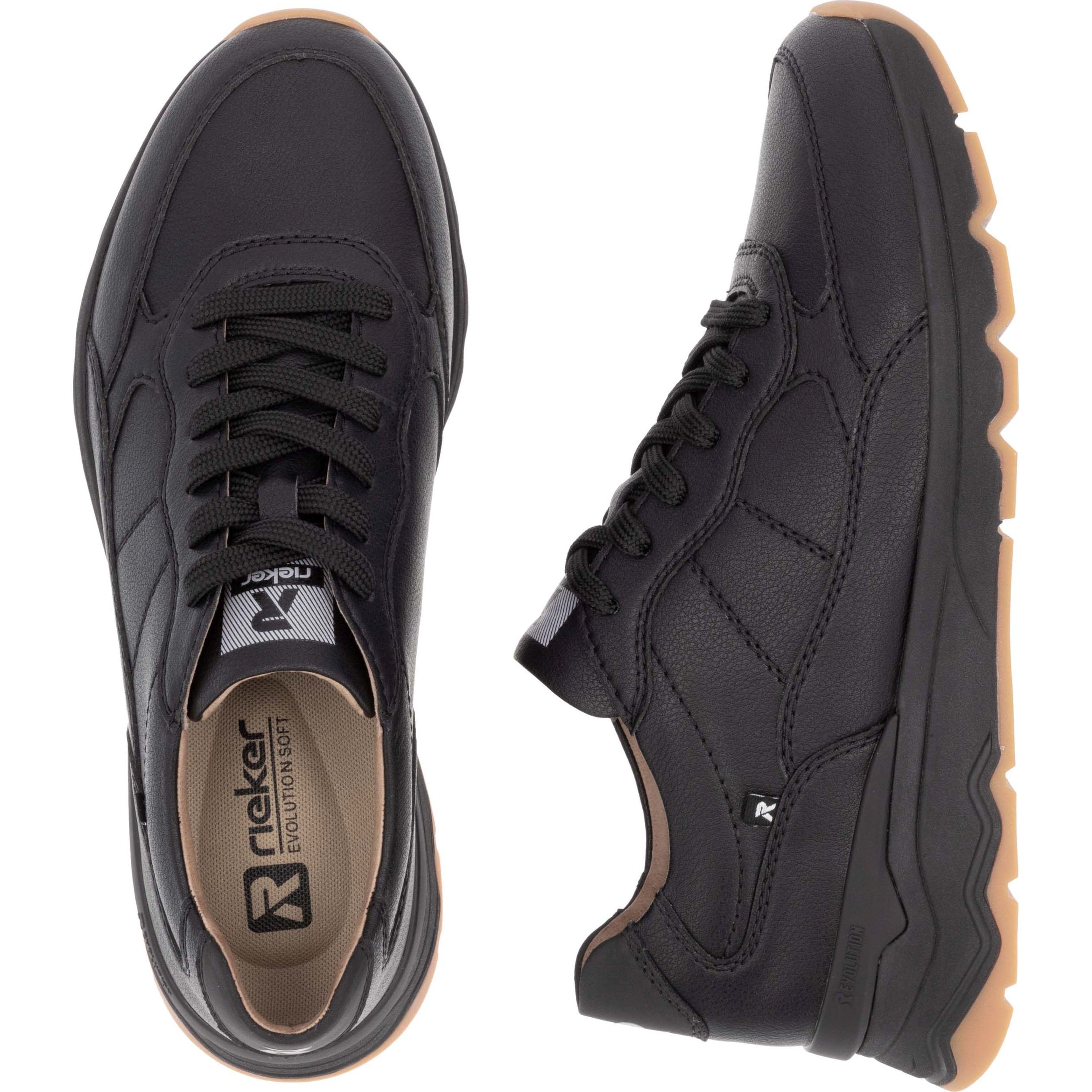 RIEKER EVOLUTION Laisvalaikio bateliai vyrams, Juoda, Men's shoes 10