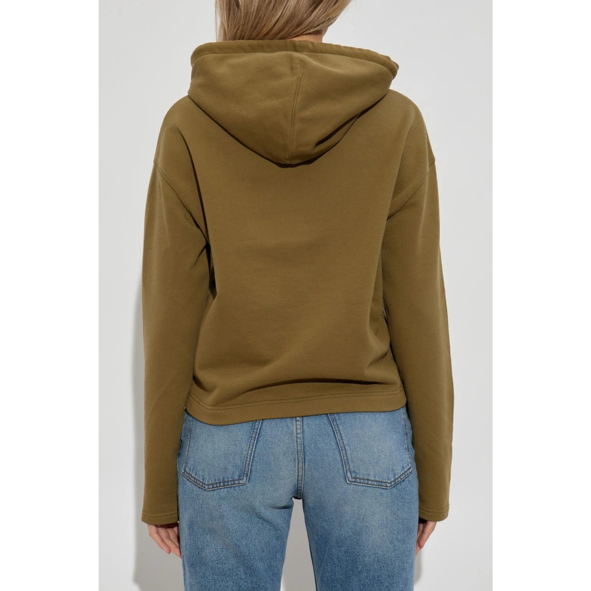 AMI PARIS Džemperis moterims, Balta, Contrasted ami de coeur hoodie 3