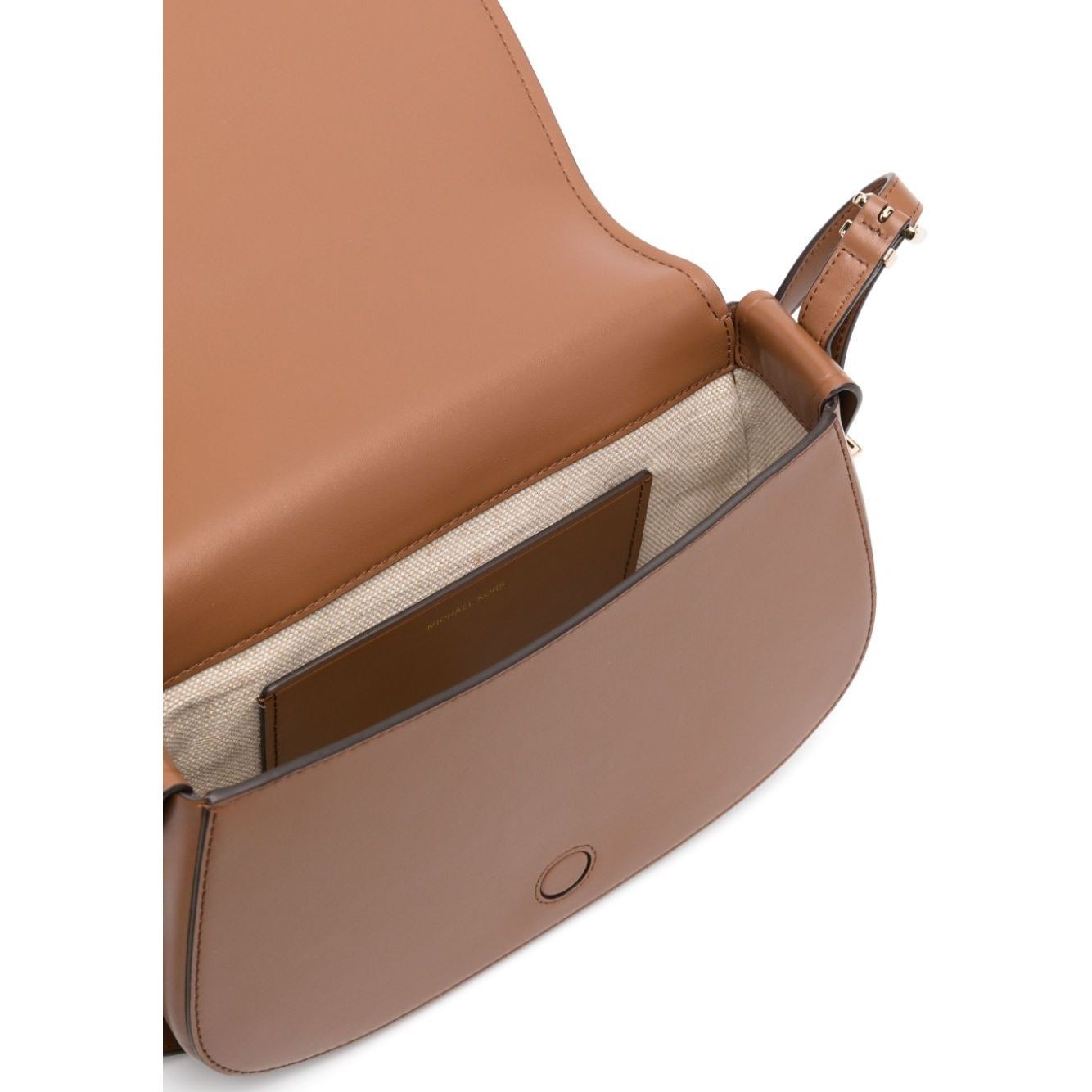 MICHAEL KORS Rankinė per petį moterims, Ruda, Md flap messenger 4