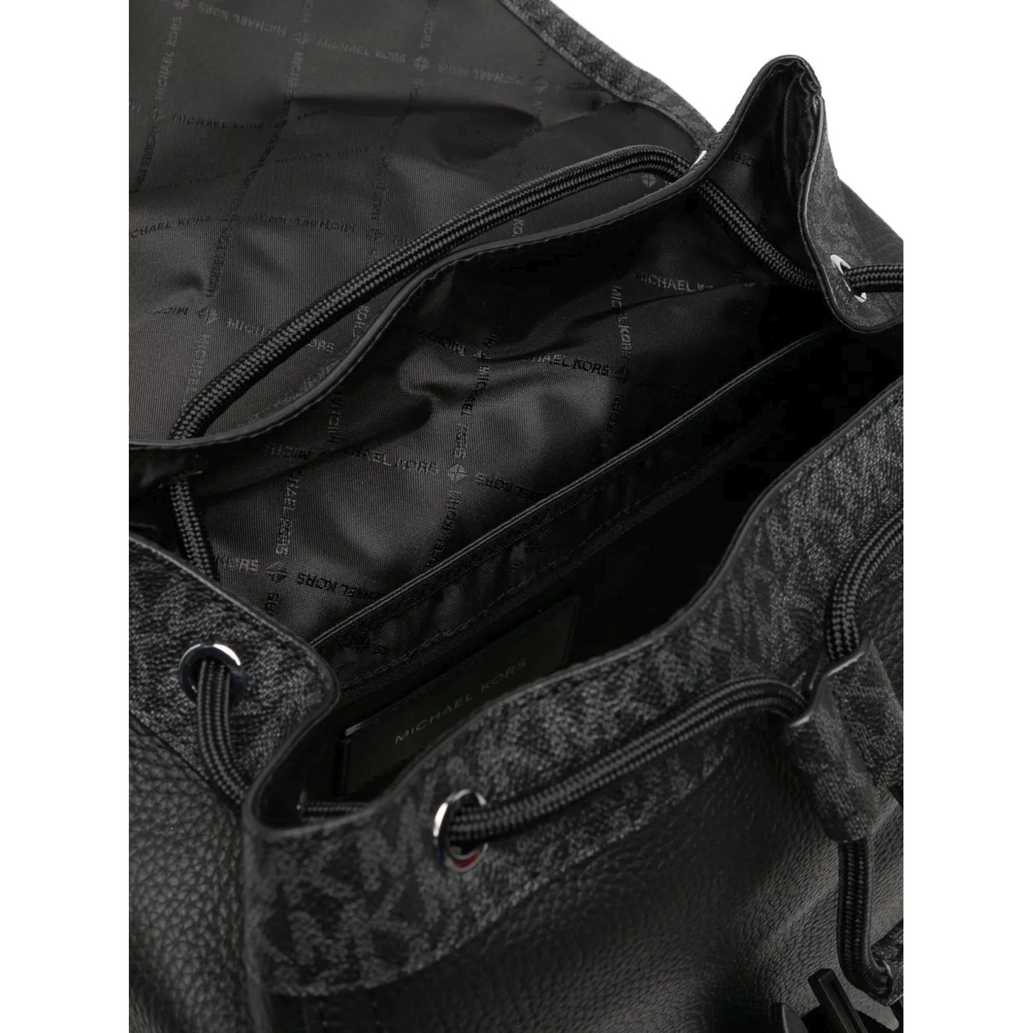 MICHAEL KORS Kuprinė vyrams, Juoda, Slim flap bkpk 4