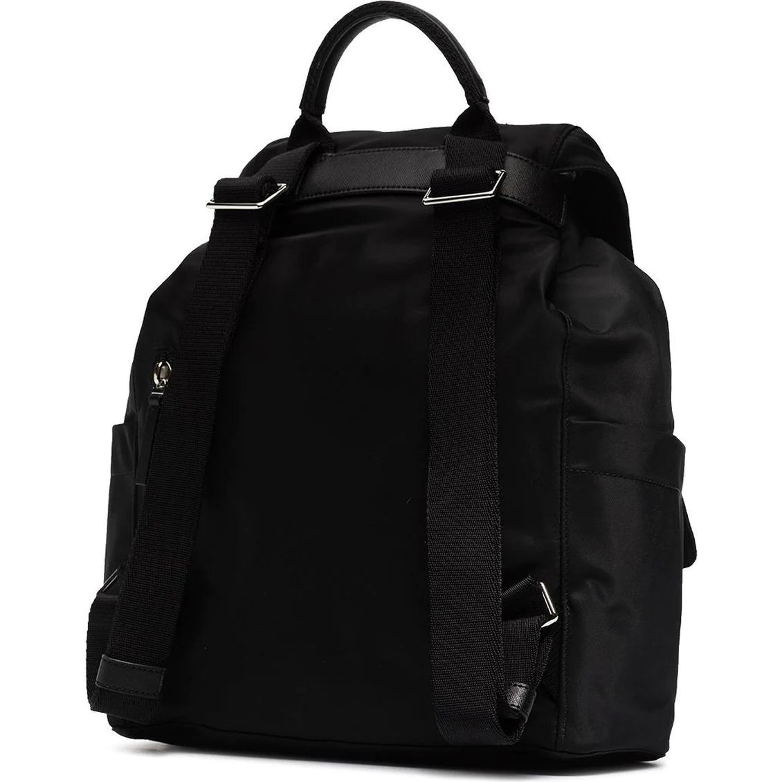 TORY BURCH Kuprinė moterims, Juoda, Virginia flap backpack 2