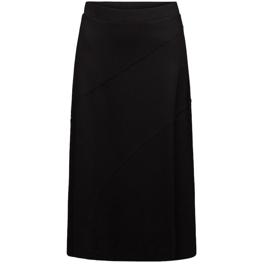 ESPRIT Midi sijonas moterims, Juoda, F_punti dress s 1