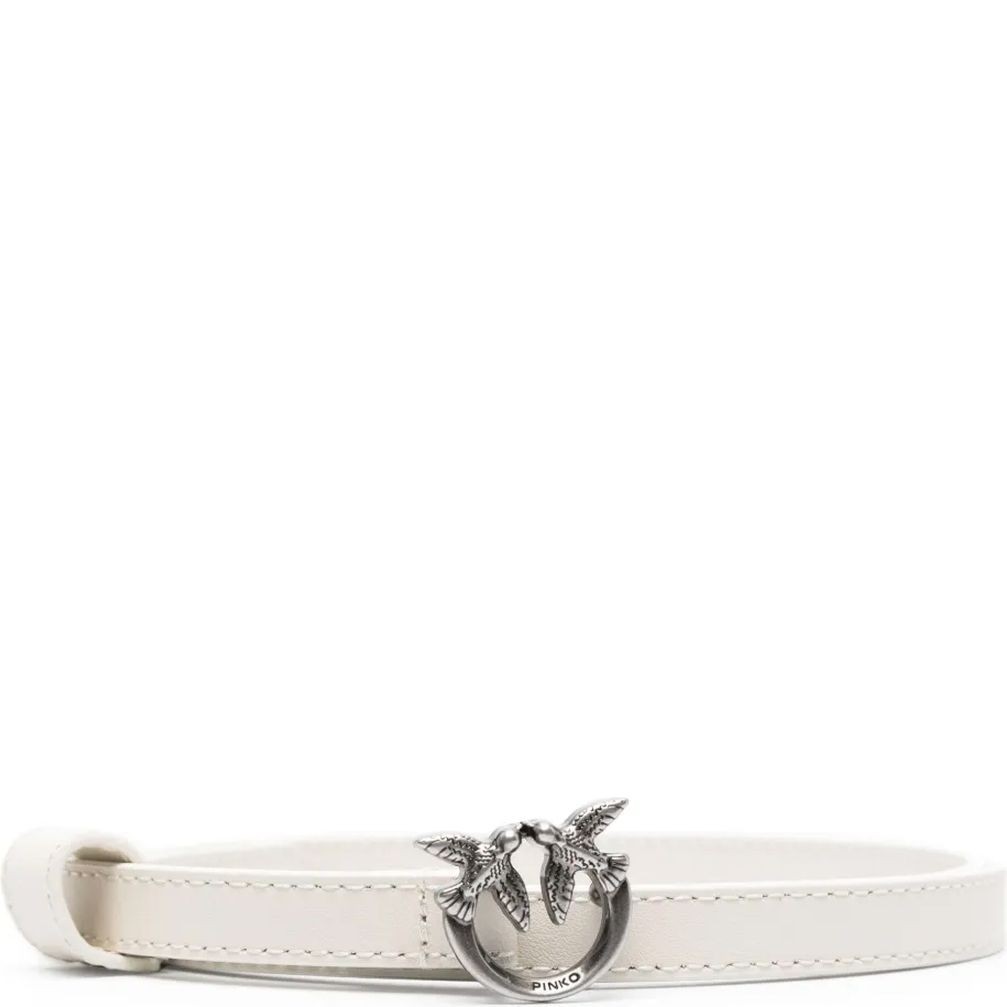PINKO Diržas moterims, Balta, Love berry belt 1