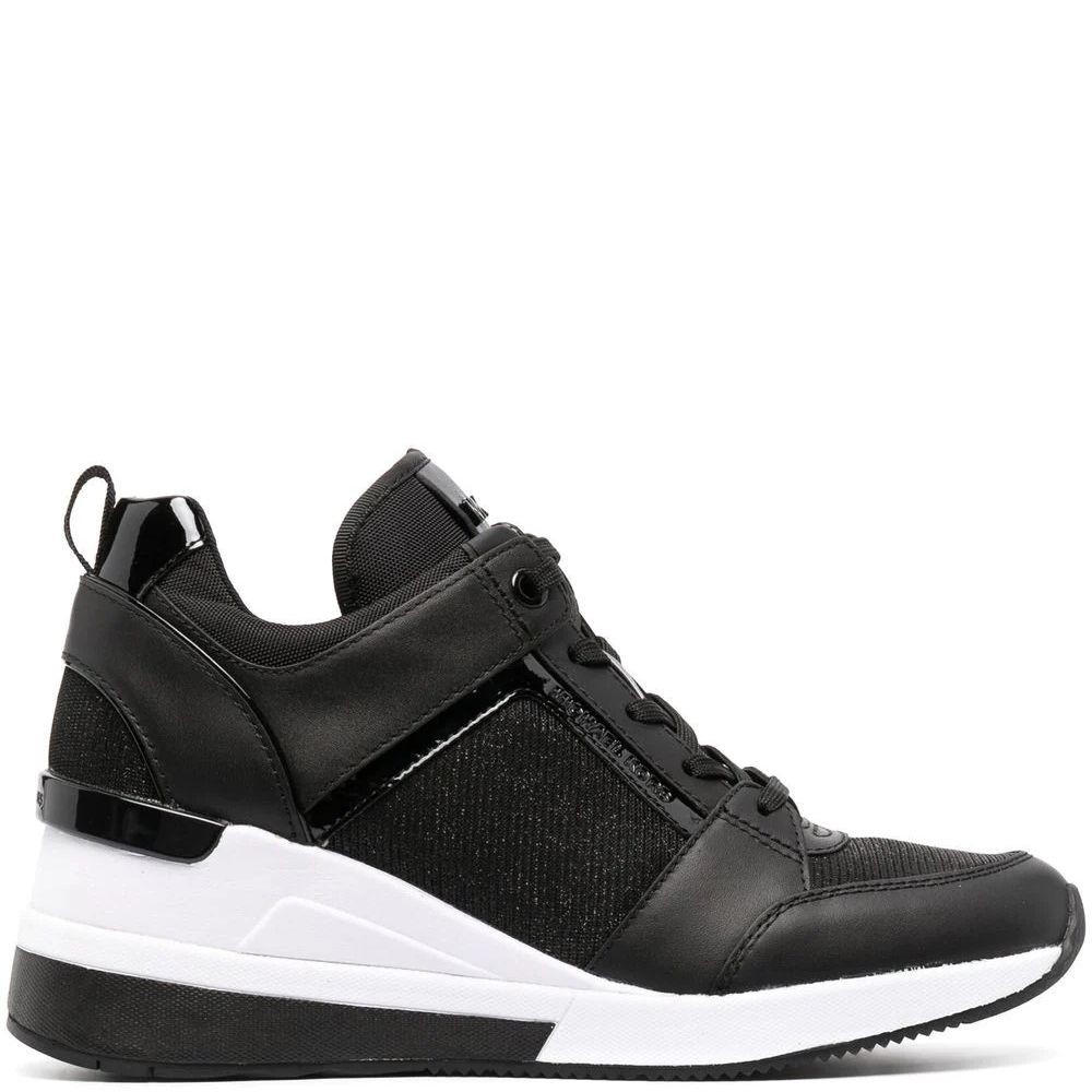 MICHAEL KORS Sportiniai bateliai moterims, Juoda, Georgie trainer 2