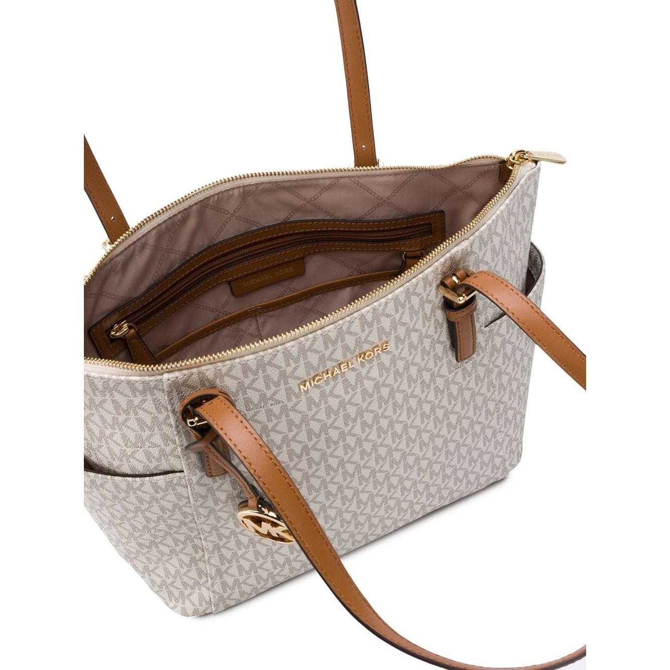 MICHAEL KORS Pirkinių krepšys moterims, Balta, Top-zip tote bag 4