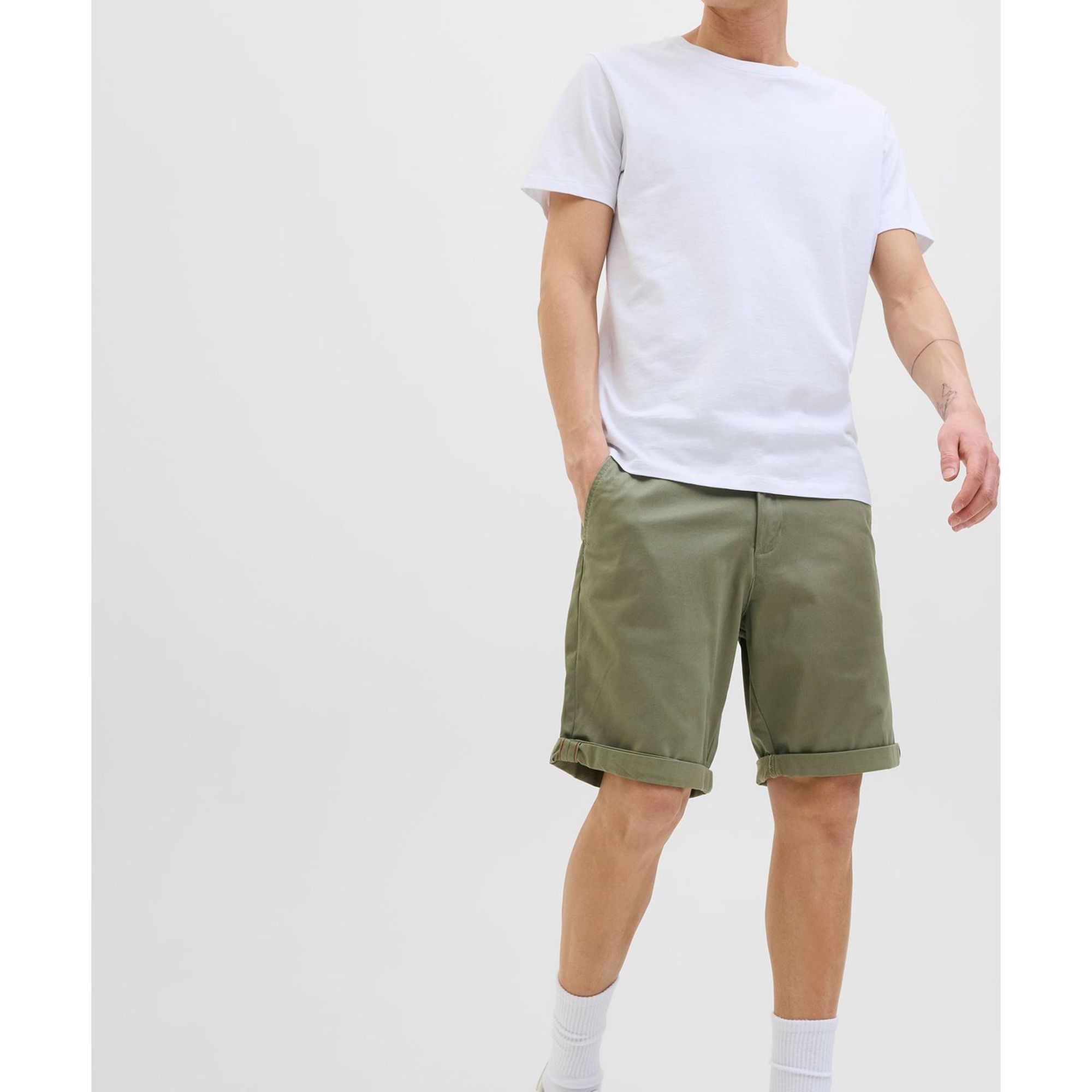 JACK & JONES Šortai vyrams, Chaki, Bowie 3