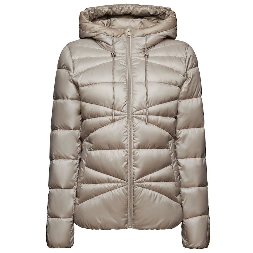 ESPRIT Striukė moterims, Smėlio, Padded Hooded Jacket 1