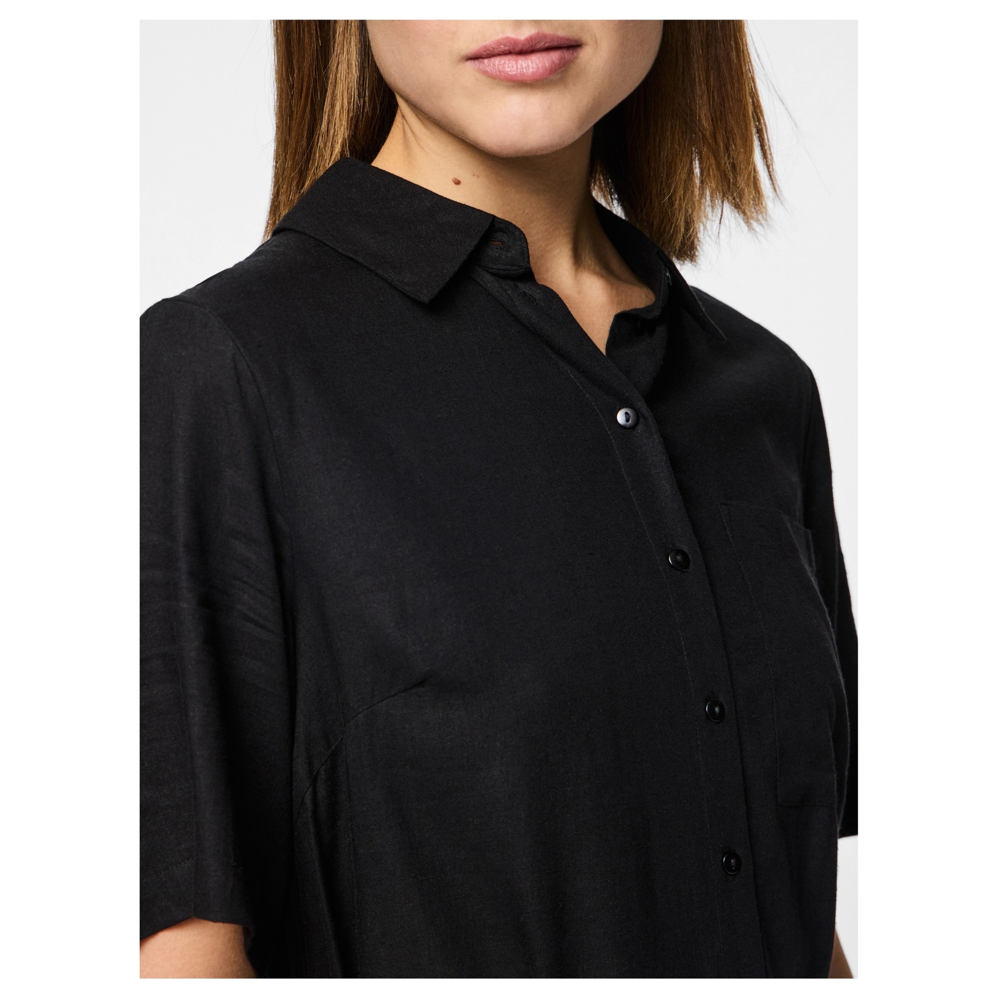 PIECES Midi suknelė moterims, Juoda, Pia 3