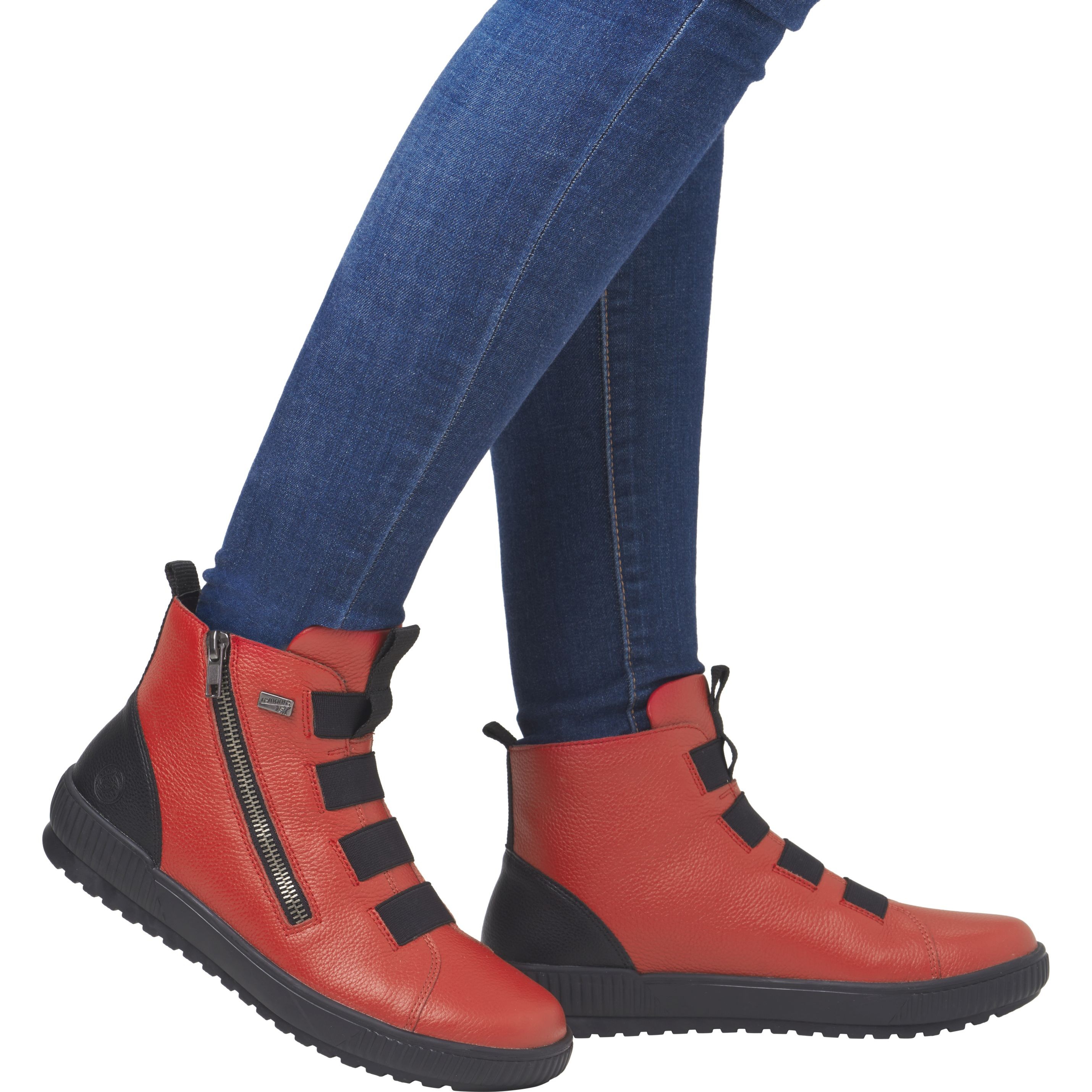 REMONTE Aulinukai moterims, Raudona, Ladies mid height boots 2