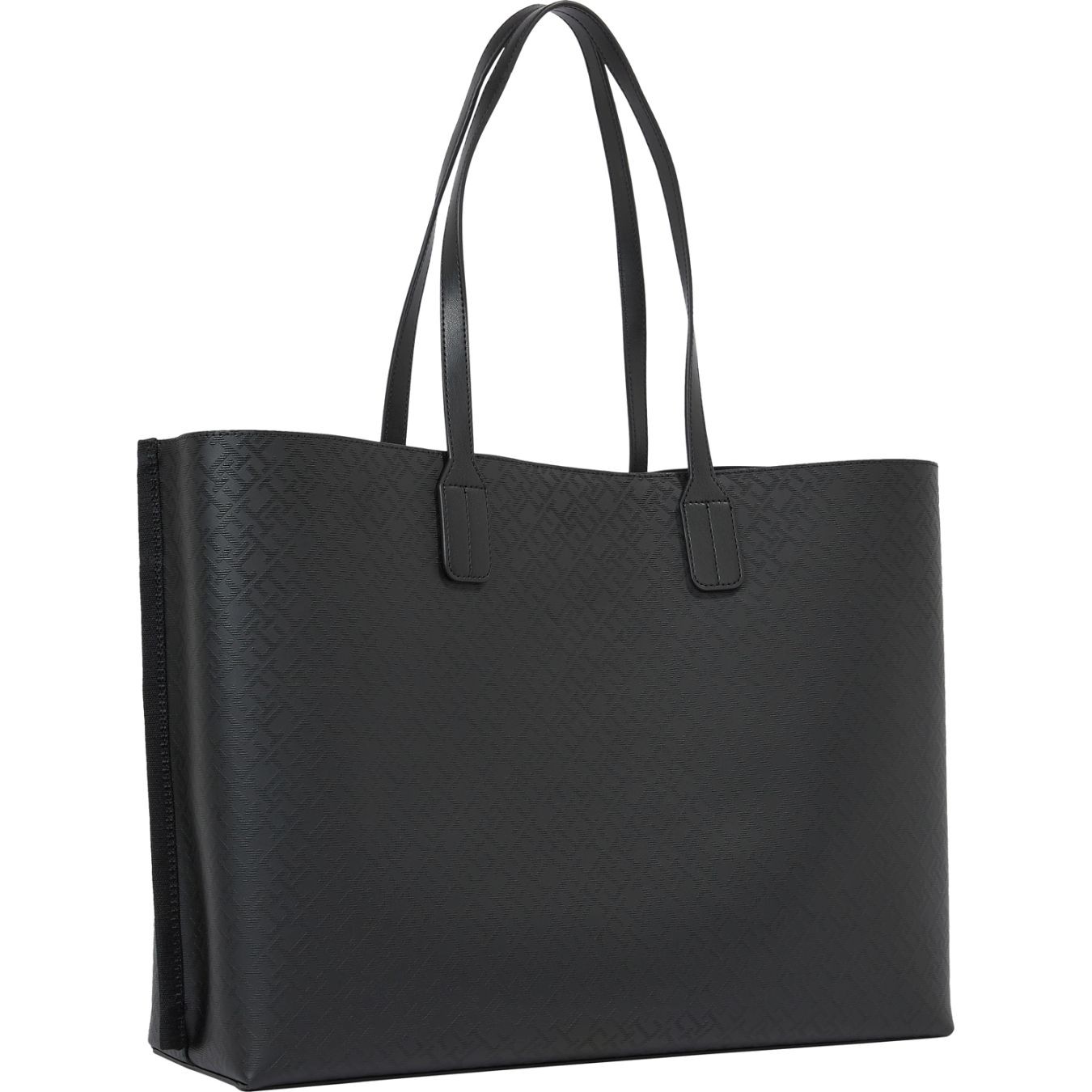 TOMMY HILFIGER Pirkinių krepšys moterims, Juoda, Distinct tote 2