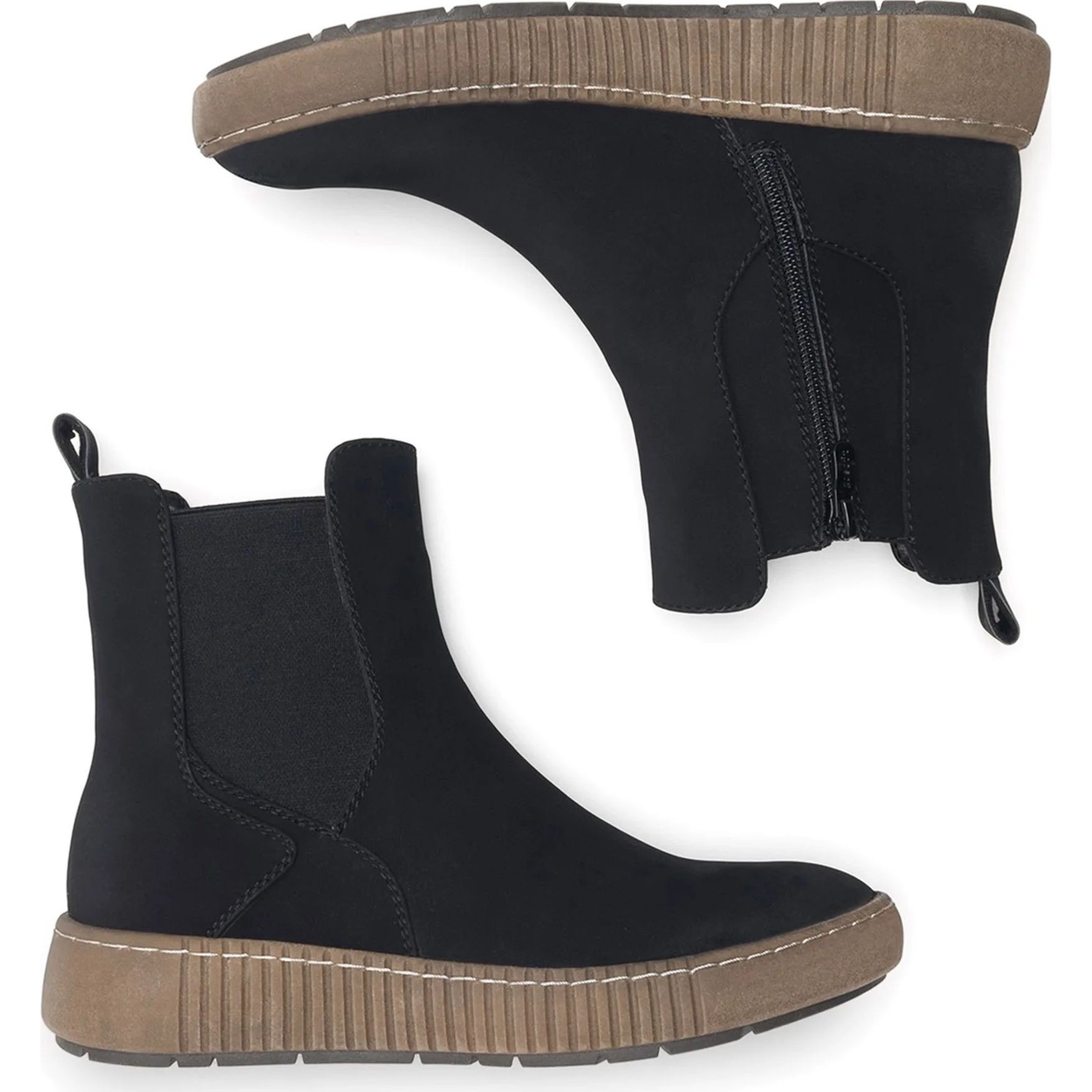 GO SOFT Aulinukai moterims, Juoda, BOOTIES 4