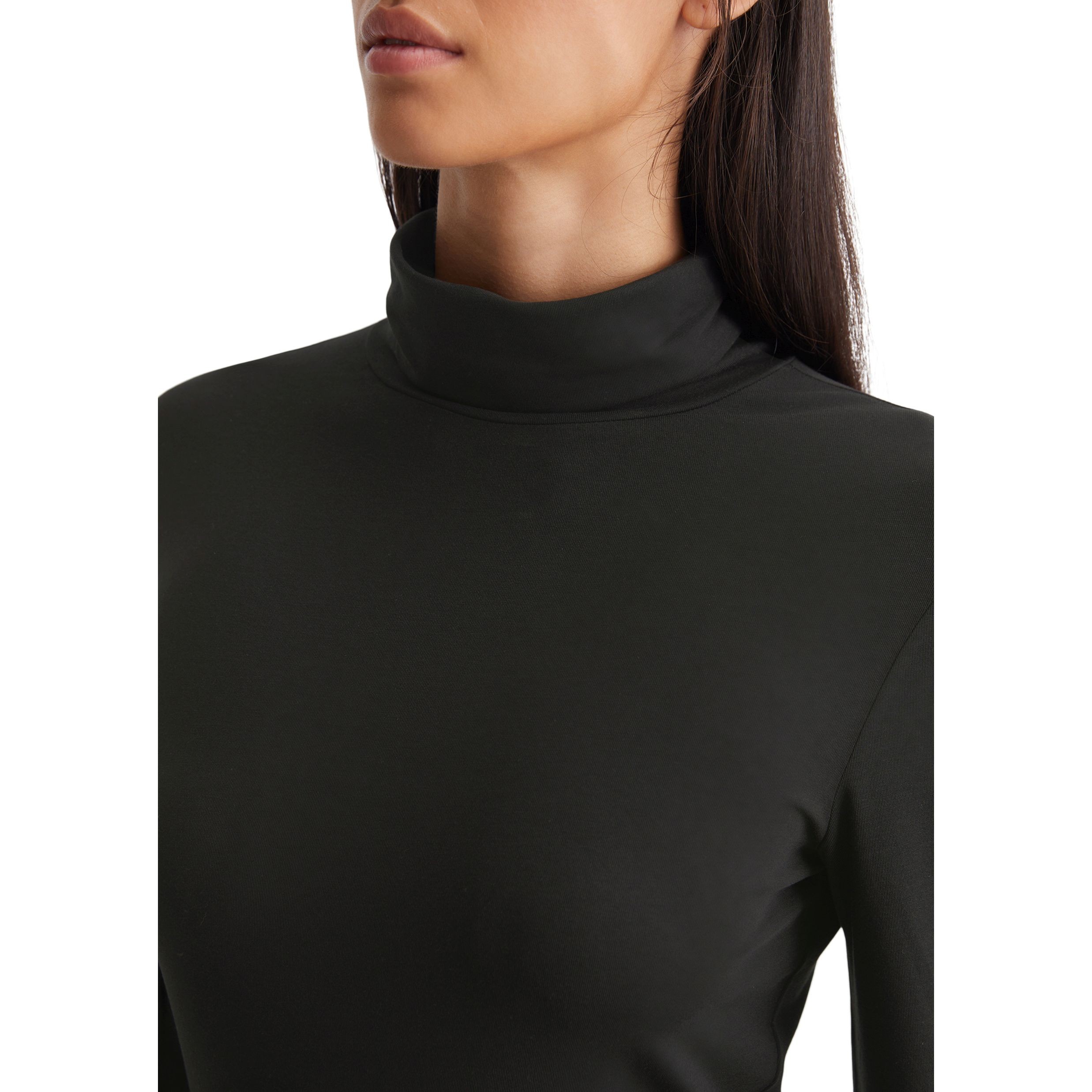 MARC O'POLO Palaidinės aukštinta apykakle moterims, Juoda, Turtn top 409308752241 4