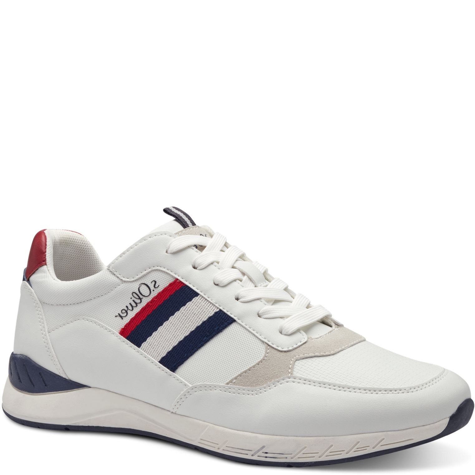 S.OLIVER Laisvalaikio bateliai vyrams, Balta, LEISURE 1