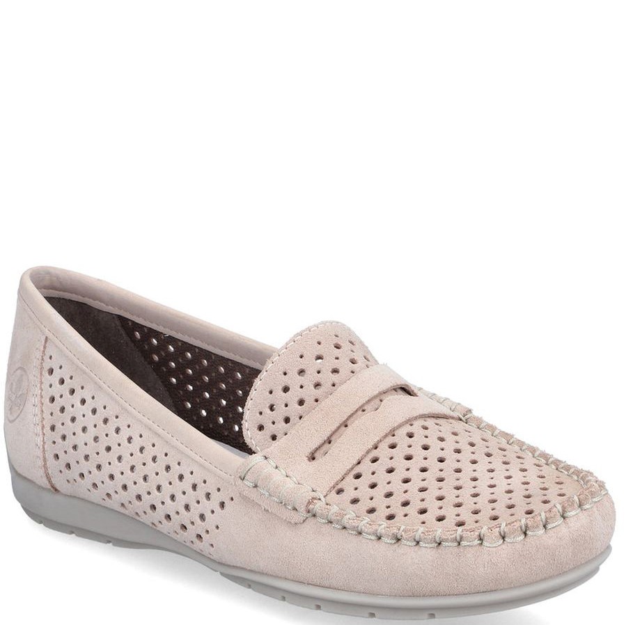 RIEKER Laisvalaikio bateliai moterims, Rožinė, LEISURE 1