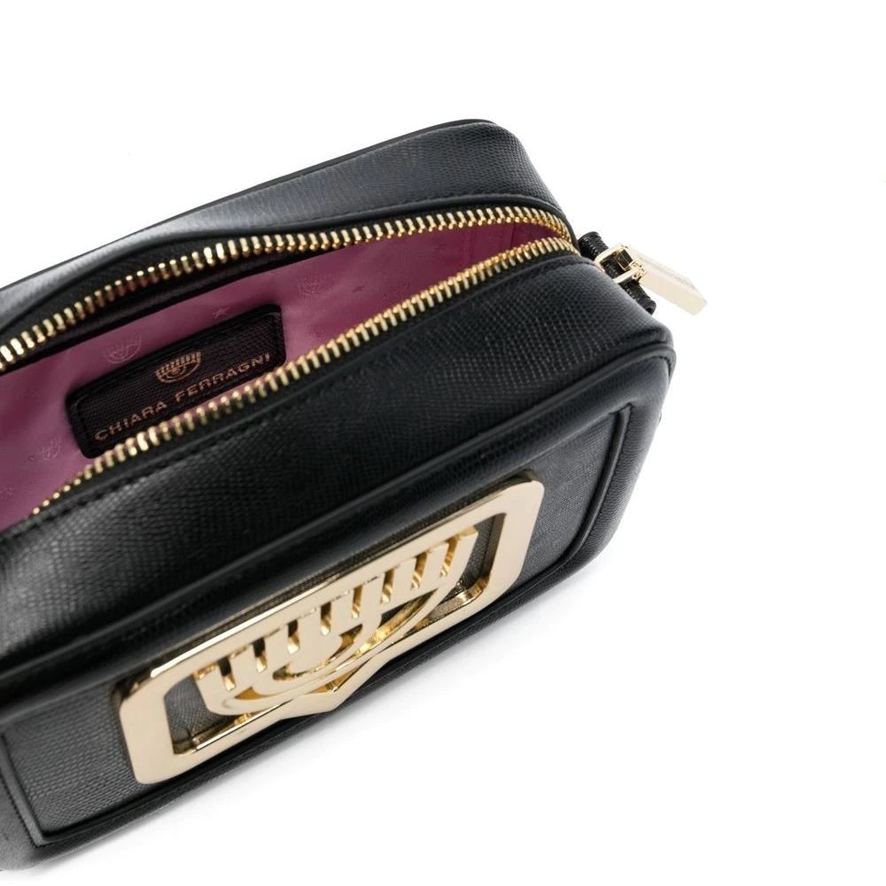 CHIARA FERRAGNI Rankinė per petį moterims, Juoda, RANGE B - EYELIKE BU 4