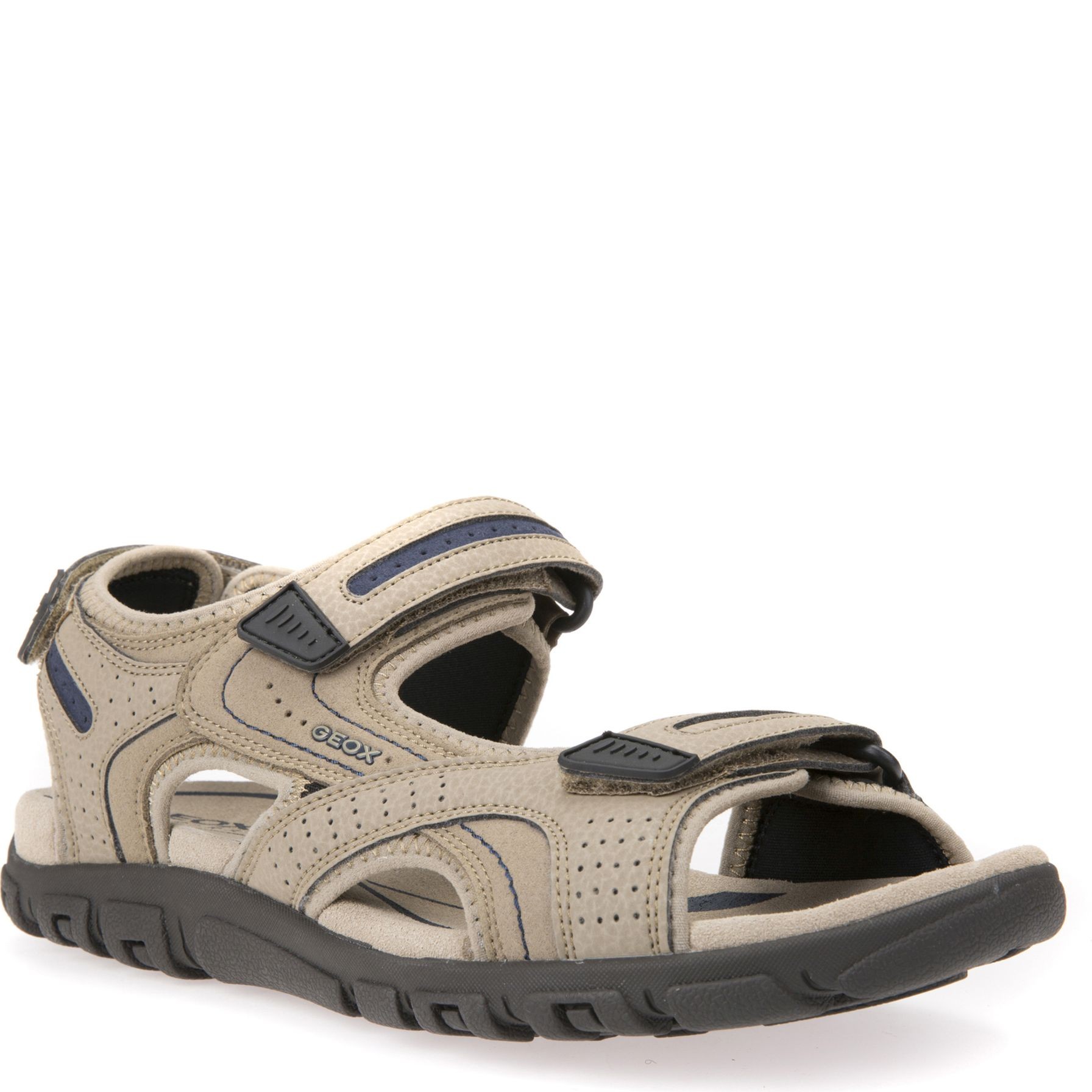 GEOX Basutės vyrams, Smėlio, SANDALS STRADA 1