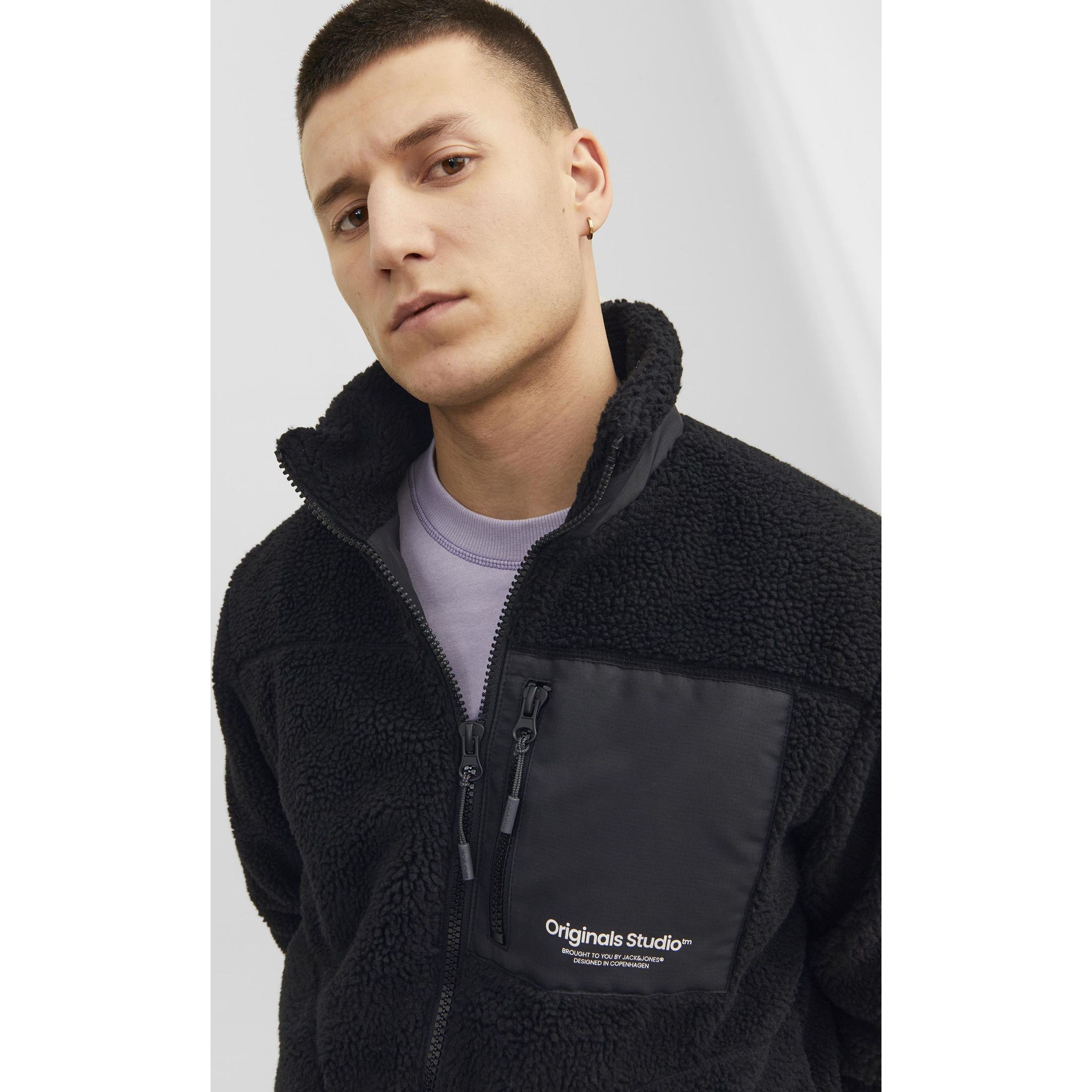 JACK & JONES Striukė vyrams, Juoda, Jorvesterbjackets 7