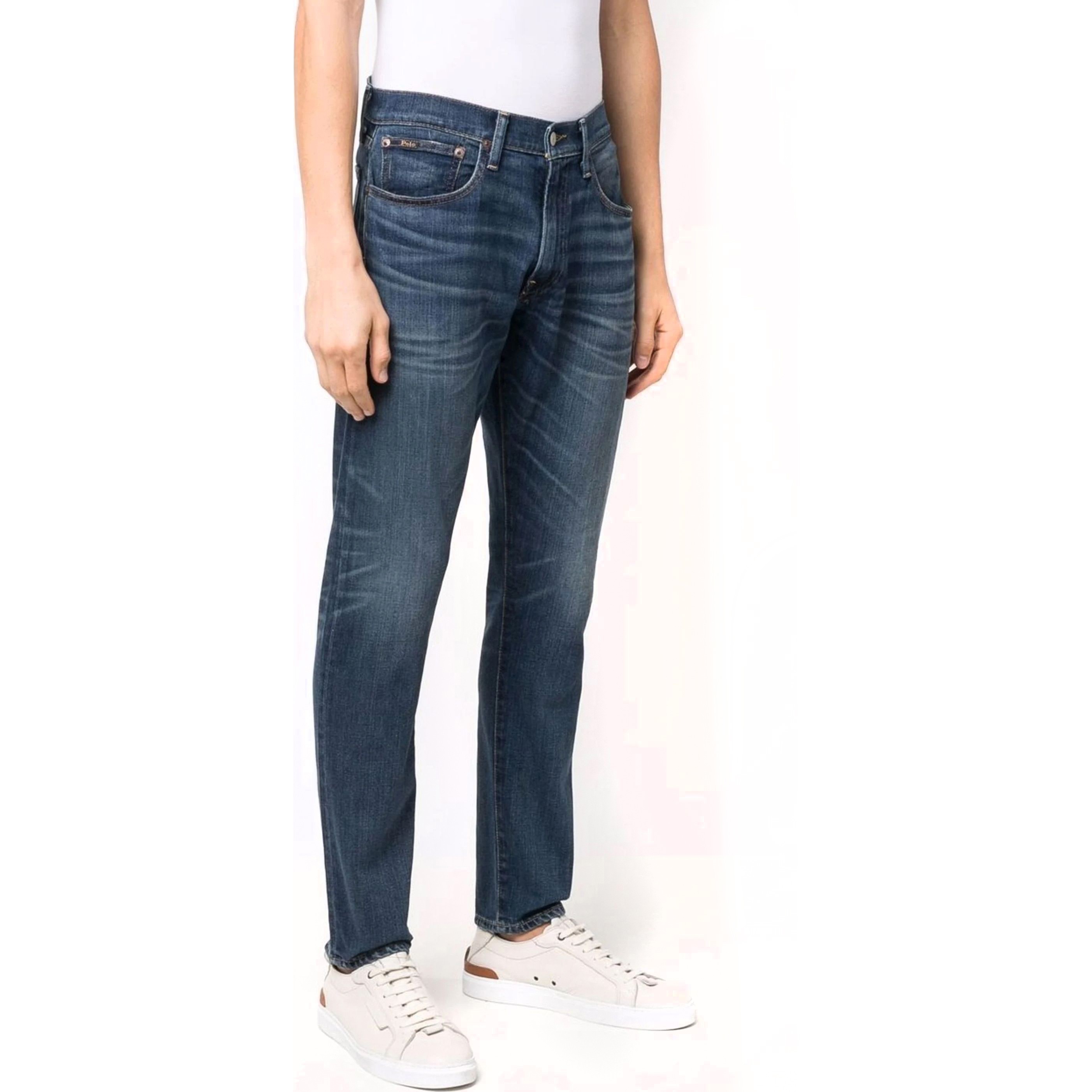 POLO RALPH LAUREN Tiesūs džinsai -vyrams, Mėlyna, Stretch jeans 2