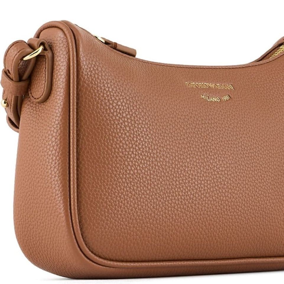 EMPORIO ARMANI Rankinė per petį moterims, Ruda, Mini bag 3