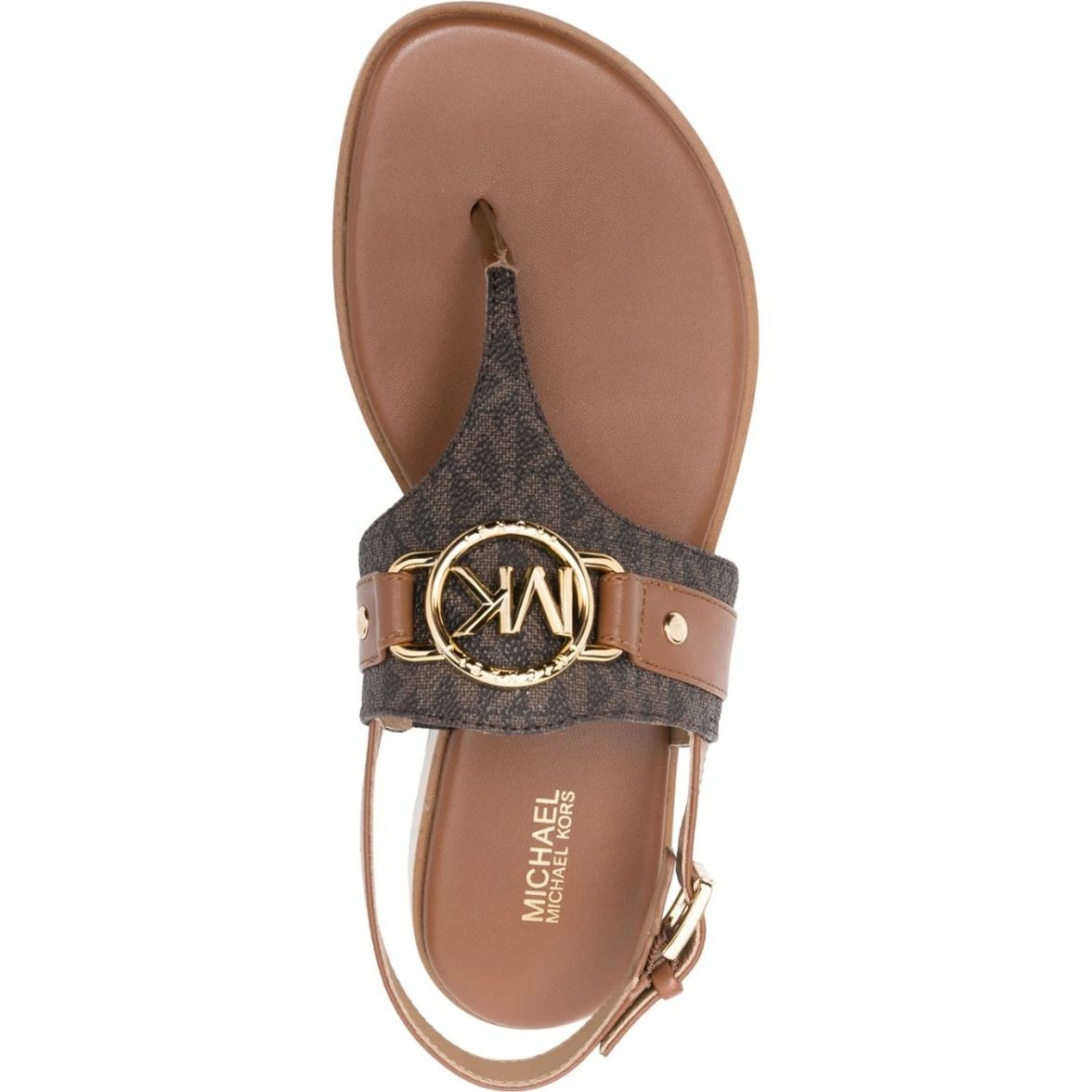 MICHAEL KORS Basutės moterims, Ruda, Rory thong sandals 4