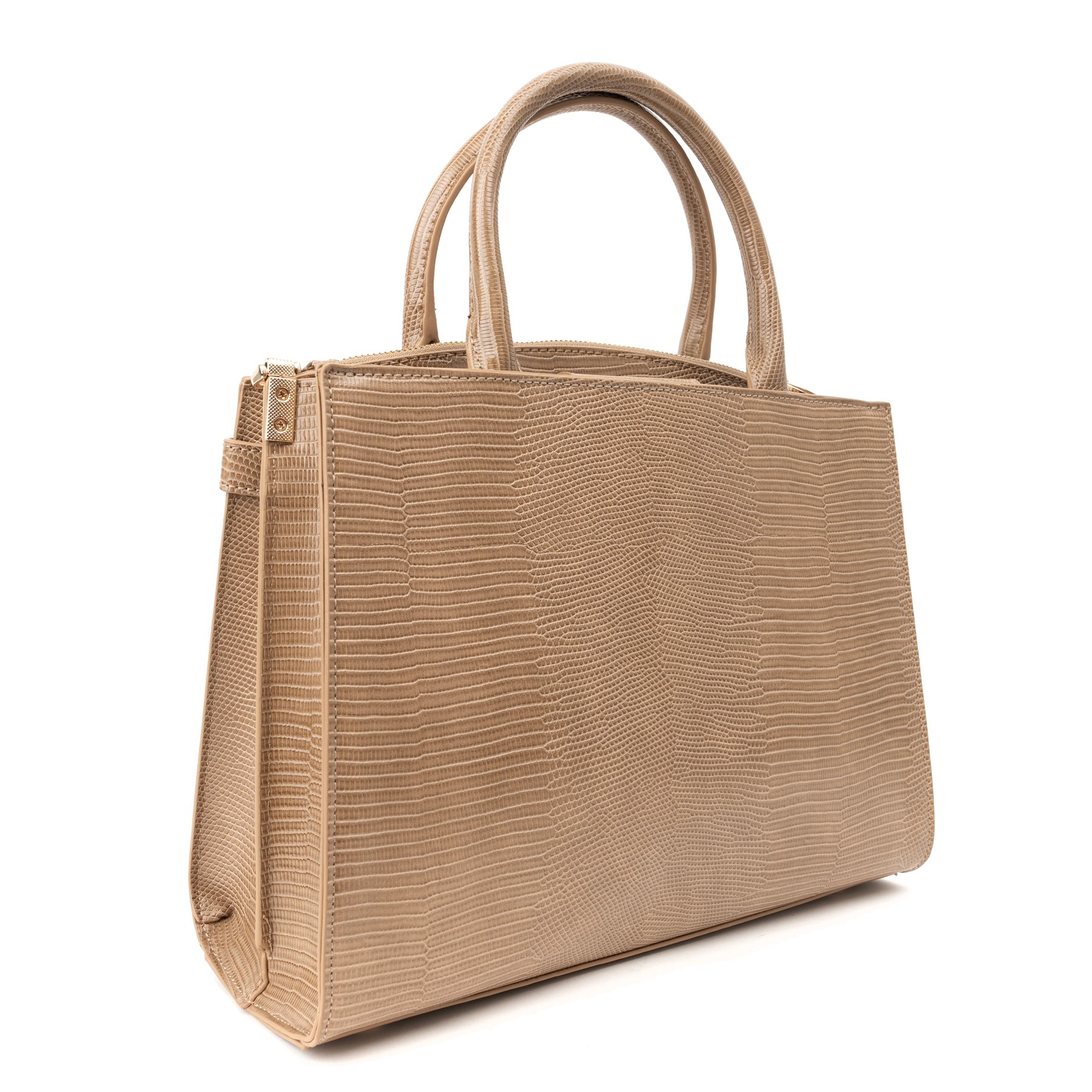 JULICE Pirkinių krepšys moterims, Smėlio, Tote bag 2