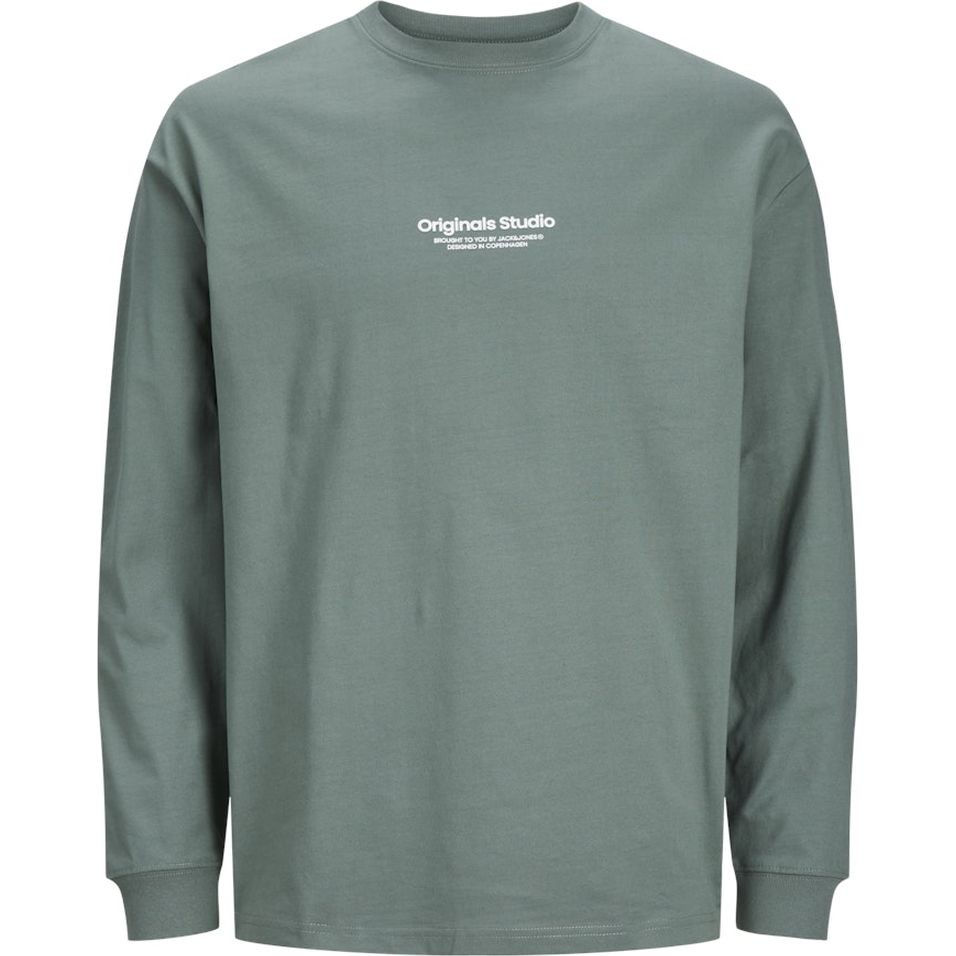 JACK & JONES Marškinėliai vyrams, Žalia, Jorvesterb t-shirts 1