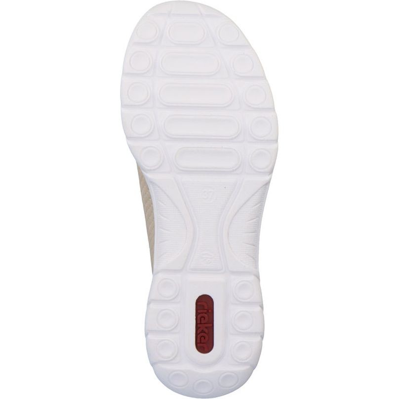 RIEKER Laisvalaikio bateliai moterims, Smėlio, Slipper 9