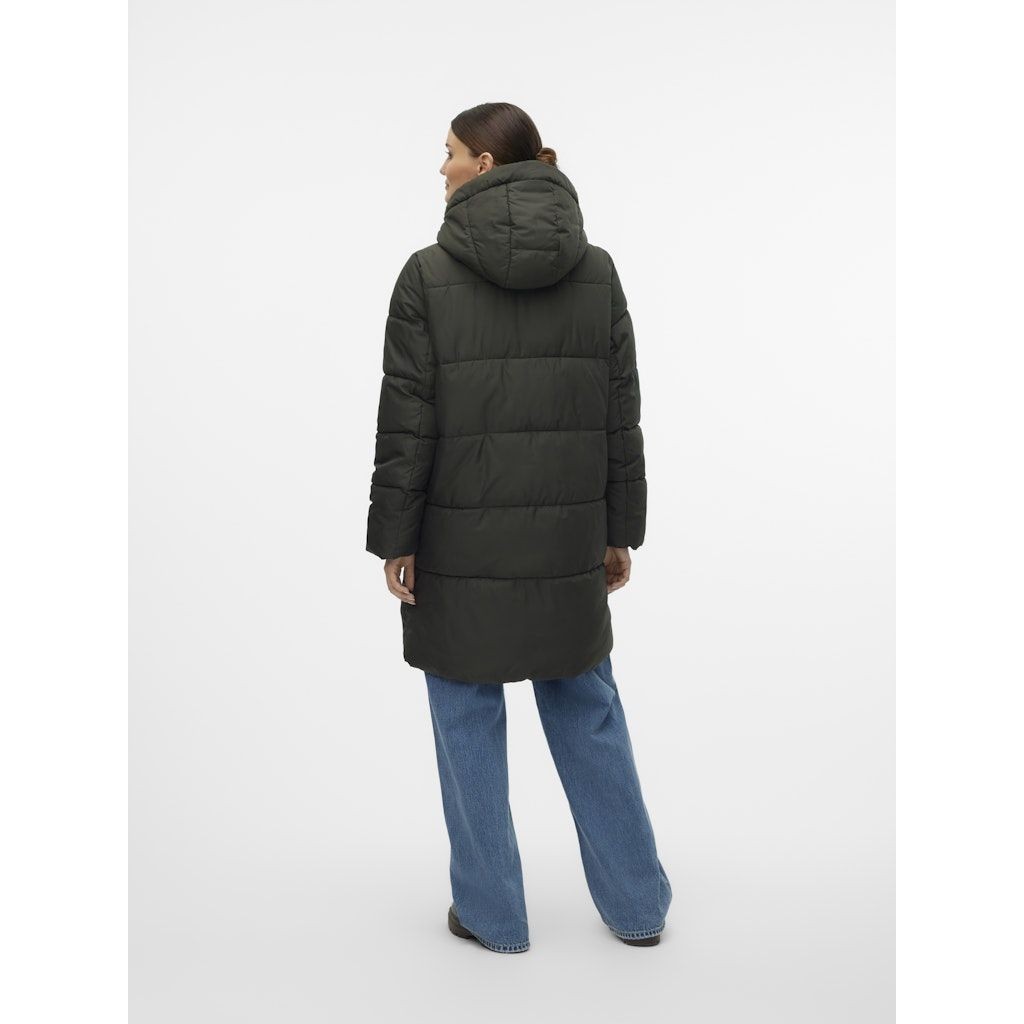 VERO MODA Pūkinis paltas moterims, Chaki, Nova coat boo 6