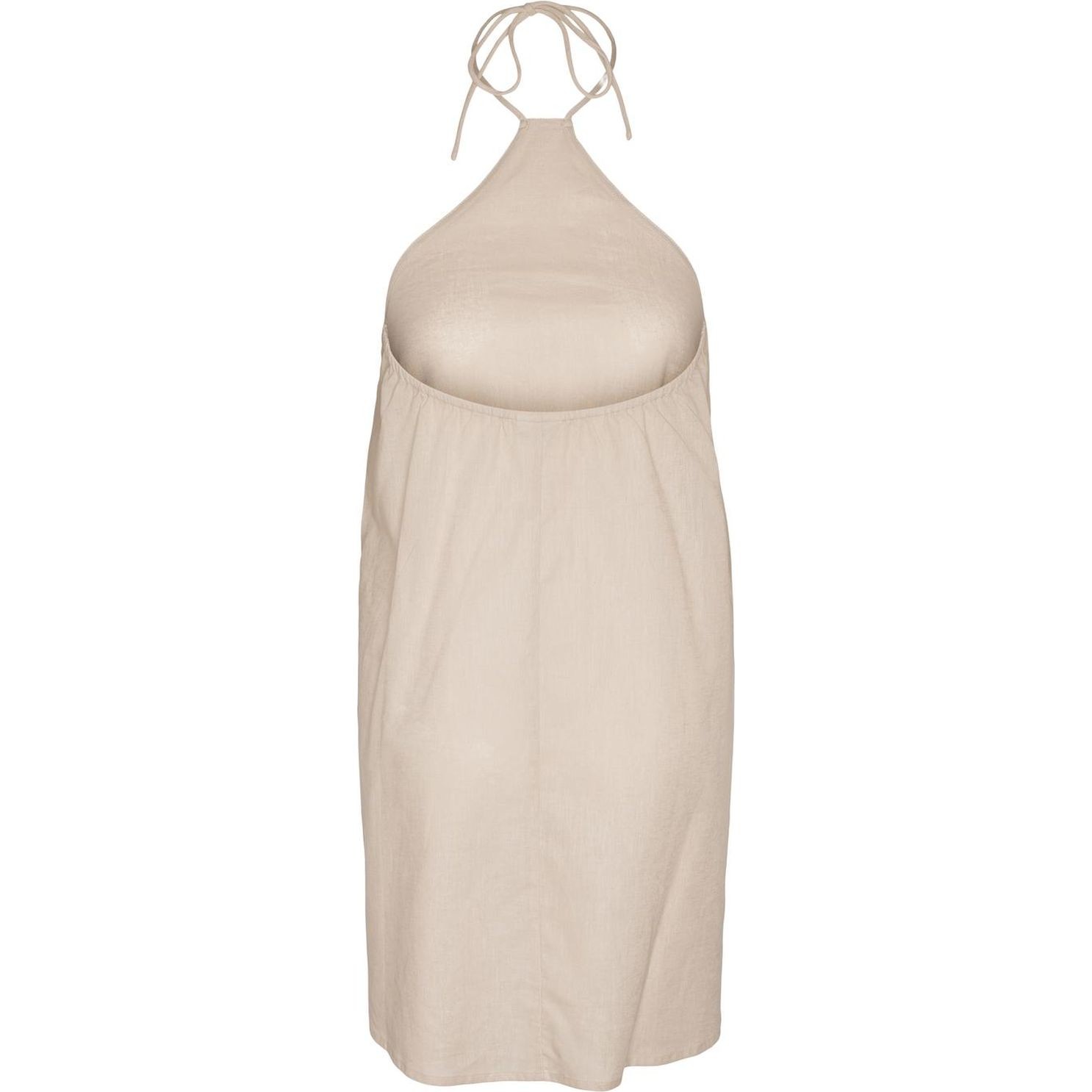 NOISY MAY Mini suknelė moterims, Smėlio, NMMOYA S/L SHORT STRA 2