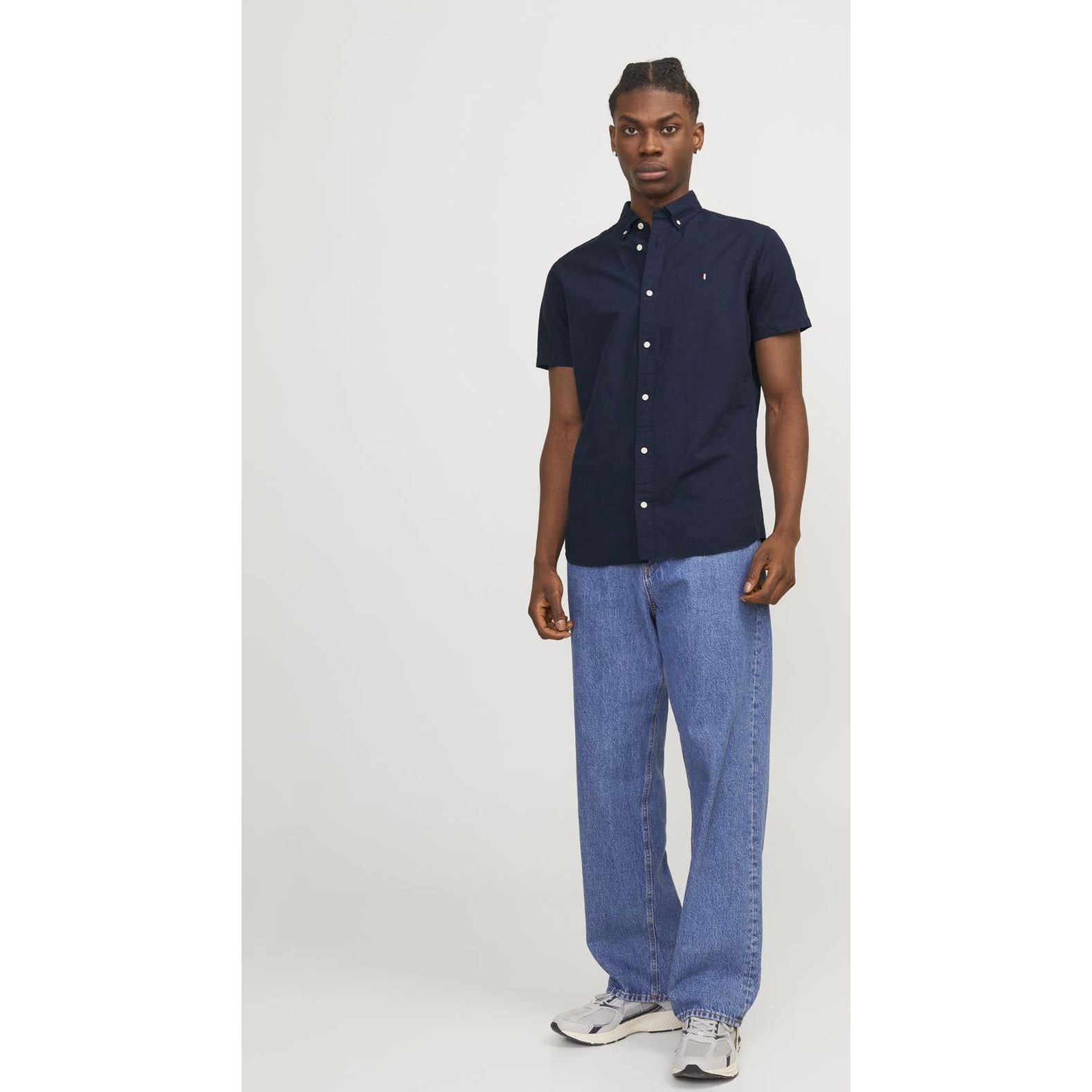 JACK & JONES Marškiniai vyrams, Mėlyna, Jprblusummer shirts 3