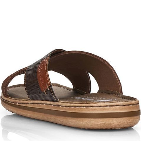 RIEKER Šlepetės vyrams, Ruda, Slippers 3