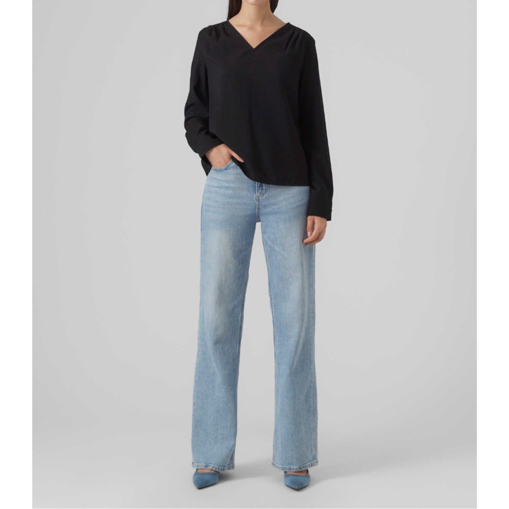 VERO MODA Palaidinės moterims, Juoda, Lena top 5