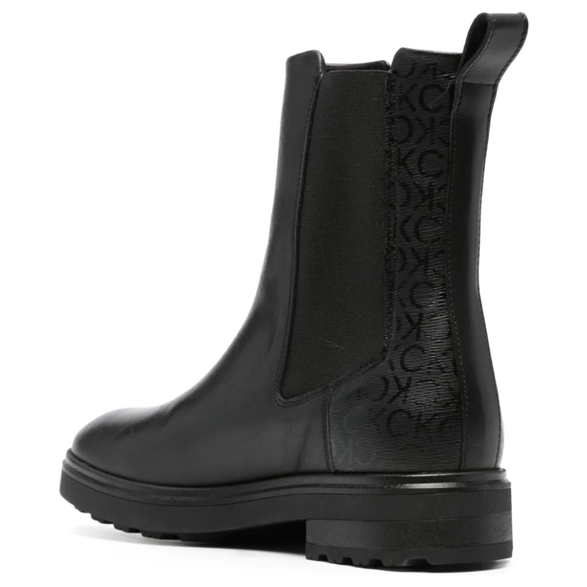 CALVIN KLEIN Aulinukai moterims, Juoda, Cleat chelsea boot 3