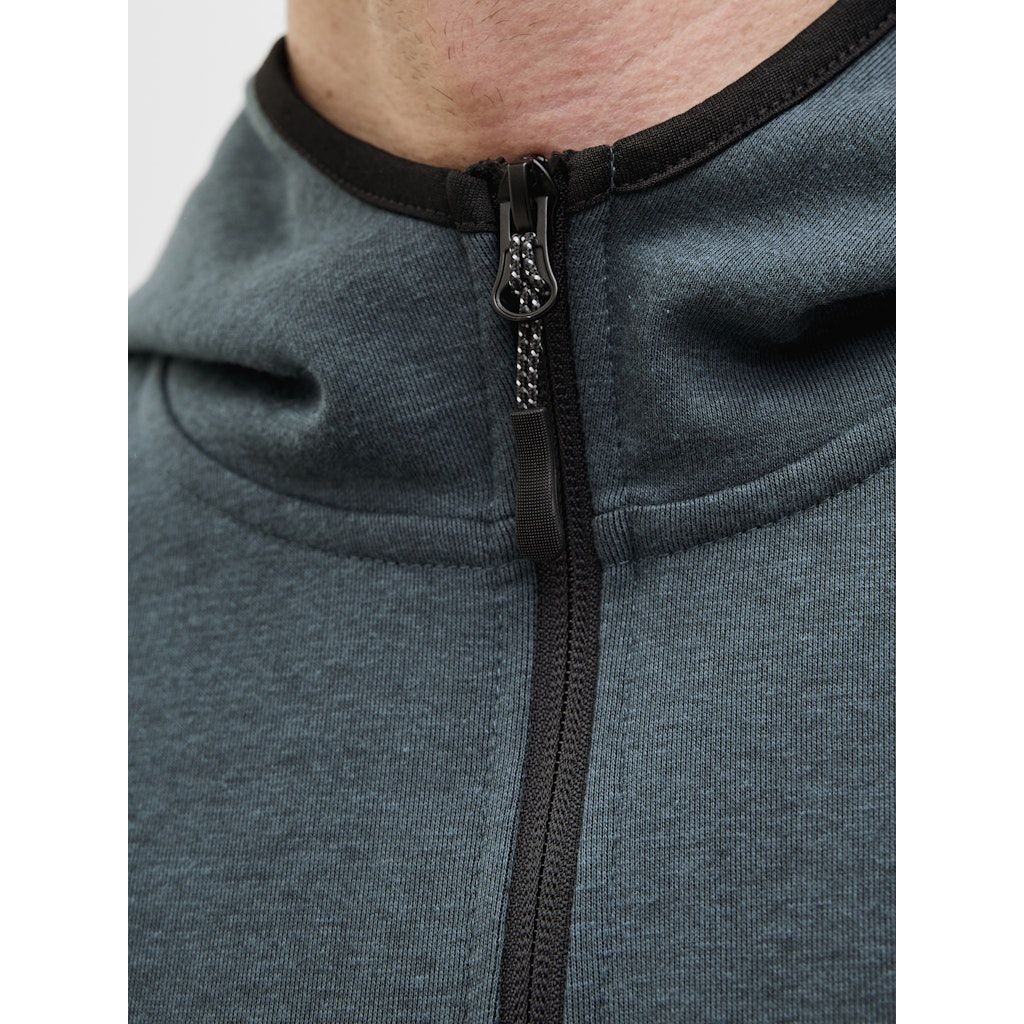 JACK & JONES Lengva striukė vyrams, Mėlyna, Fusion sweat zip hood 5