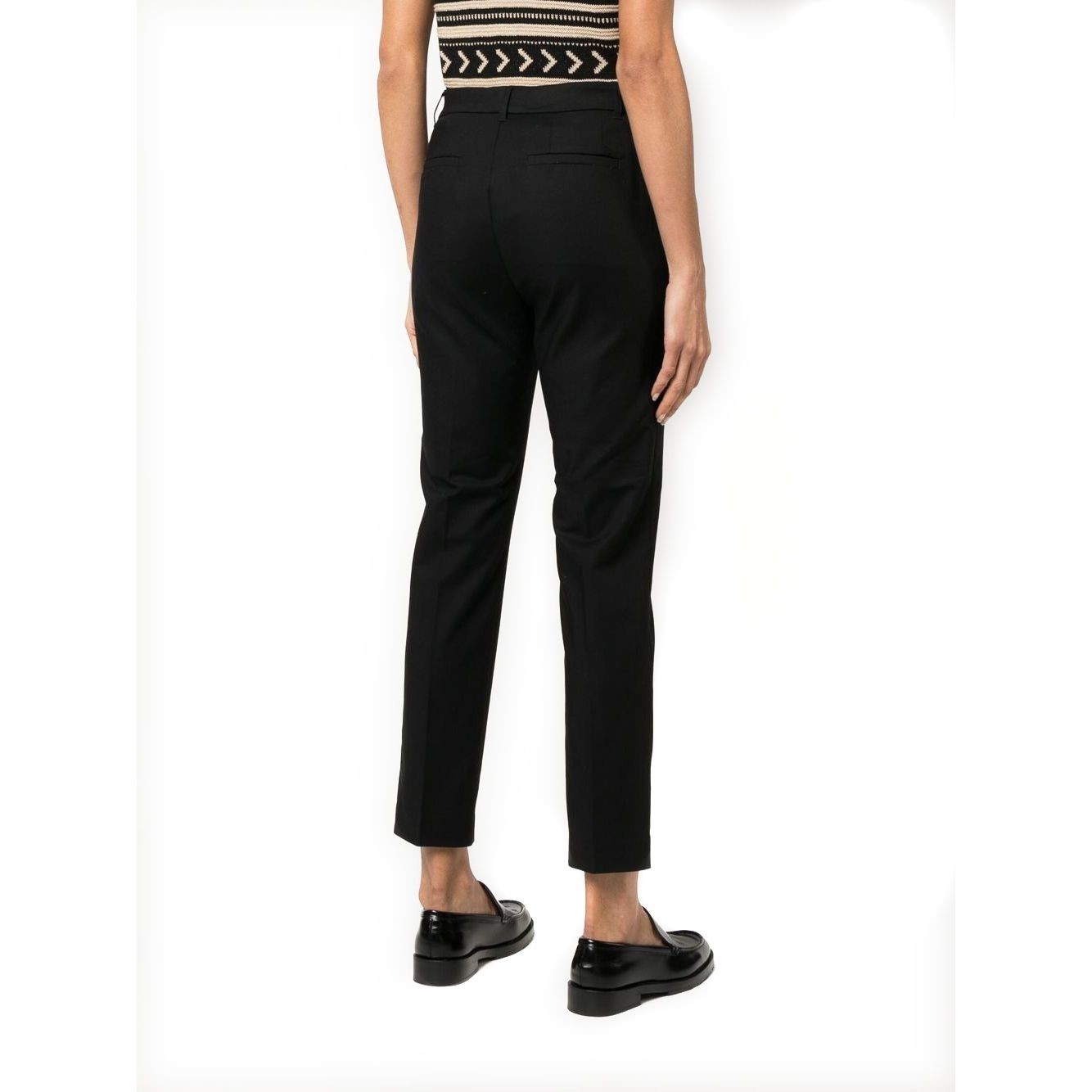 LAUREN RALPH LAUREN Formalios kelnės moterims, Juoda, Lakythia slim leg pant 3