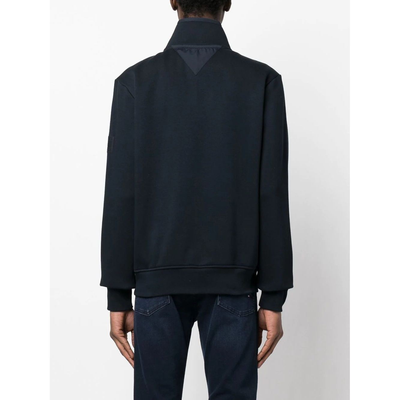 TOMMY HILFIGER Lengva striukė vyrams, Mėlyna, Mix media tape zip through 4