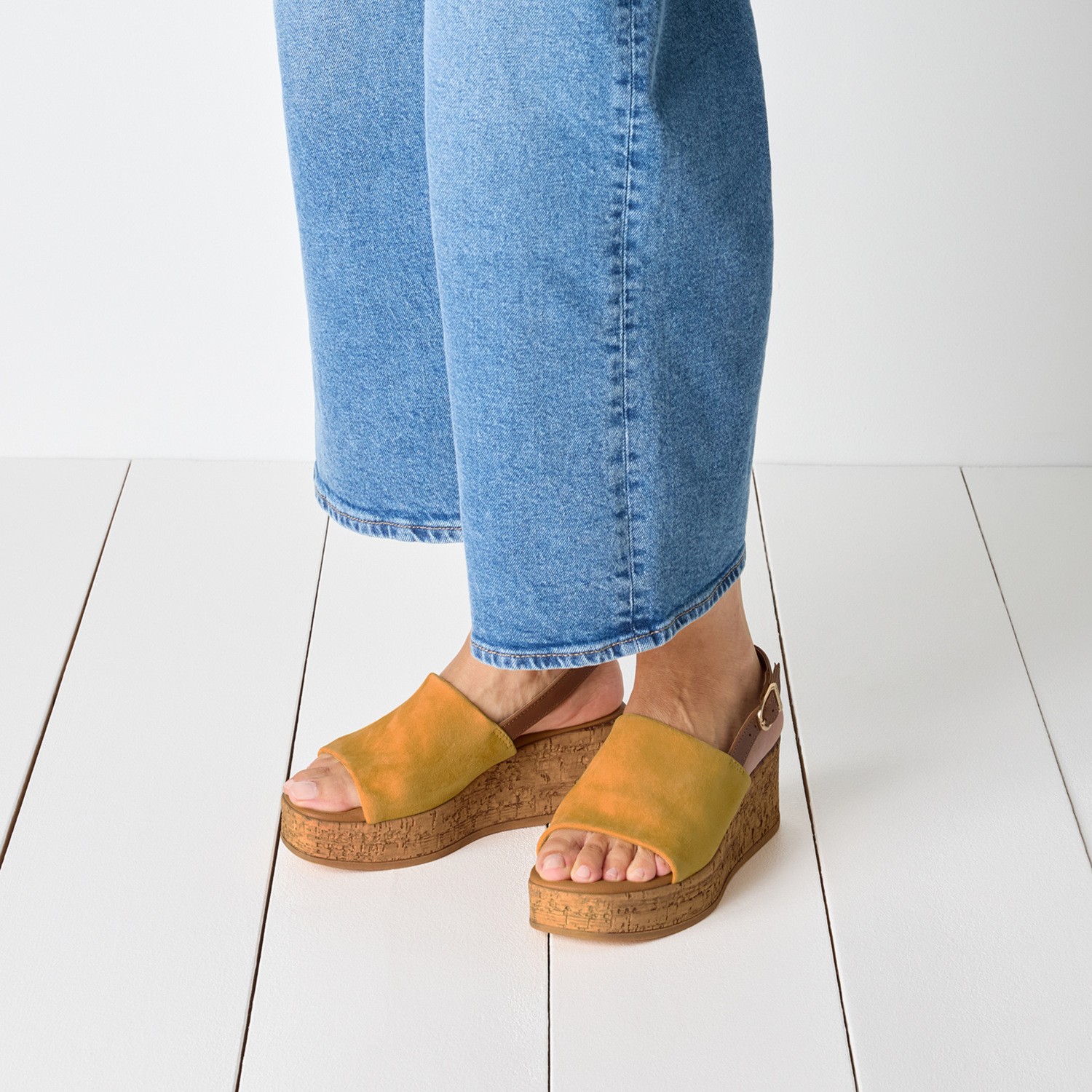 TAMARIS Basutės moterims, Geltona, Sandals 6