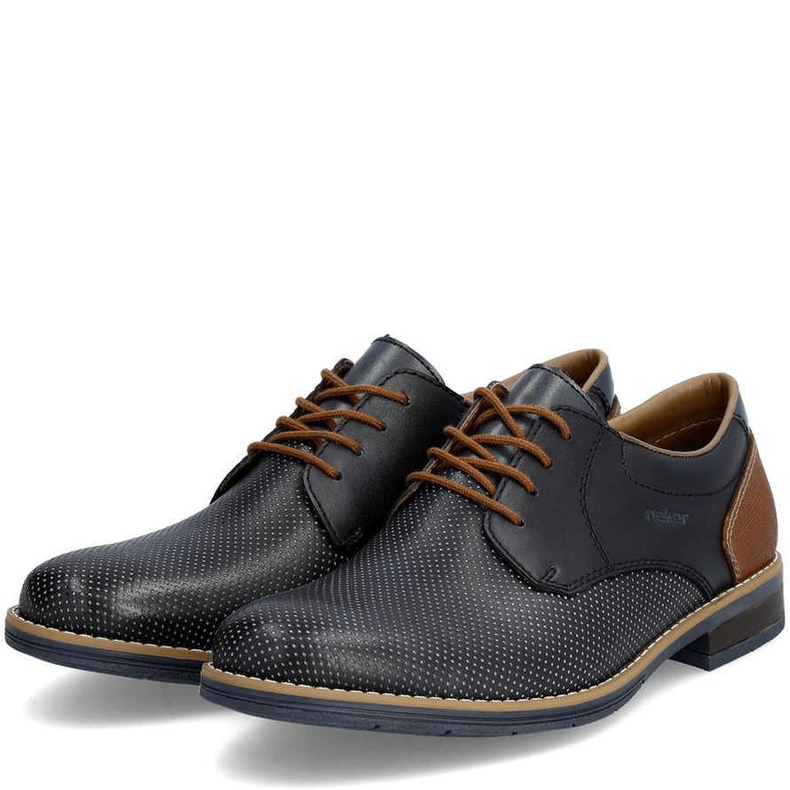 RIEKER Klasikiniai batai vyrams, Mėlyna, FORMAL 10