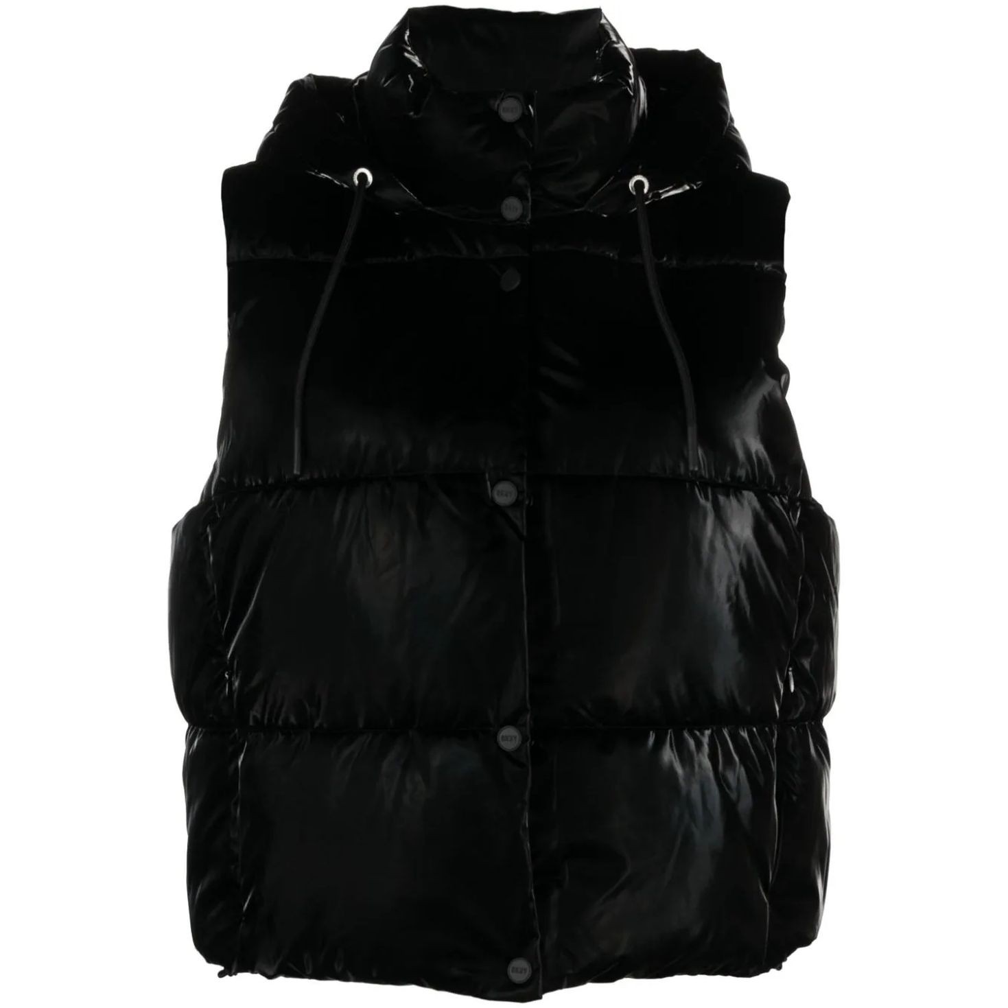 DKNY Pūkinė liemenė moterims, Juoda, S/l short puffer vest 1