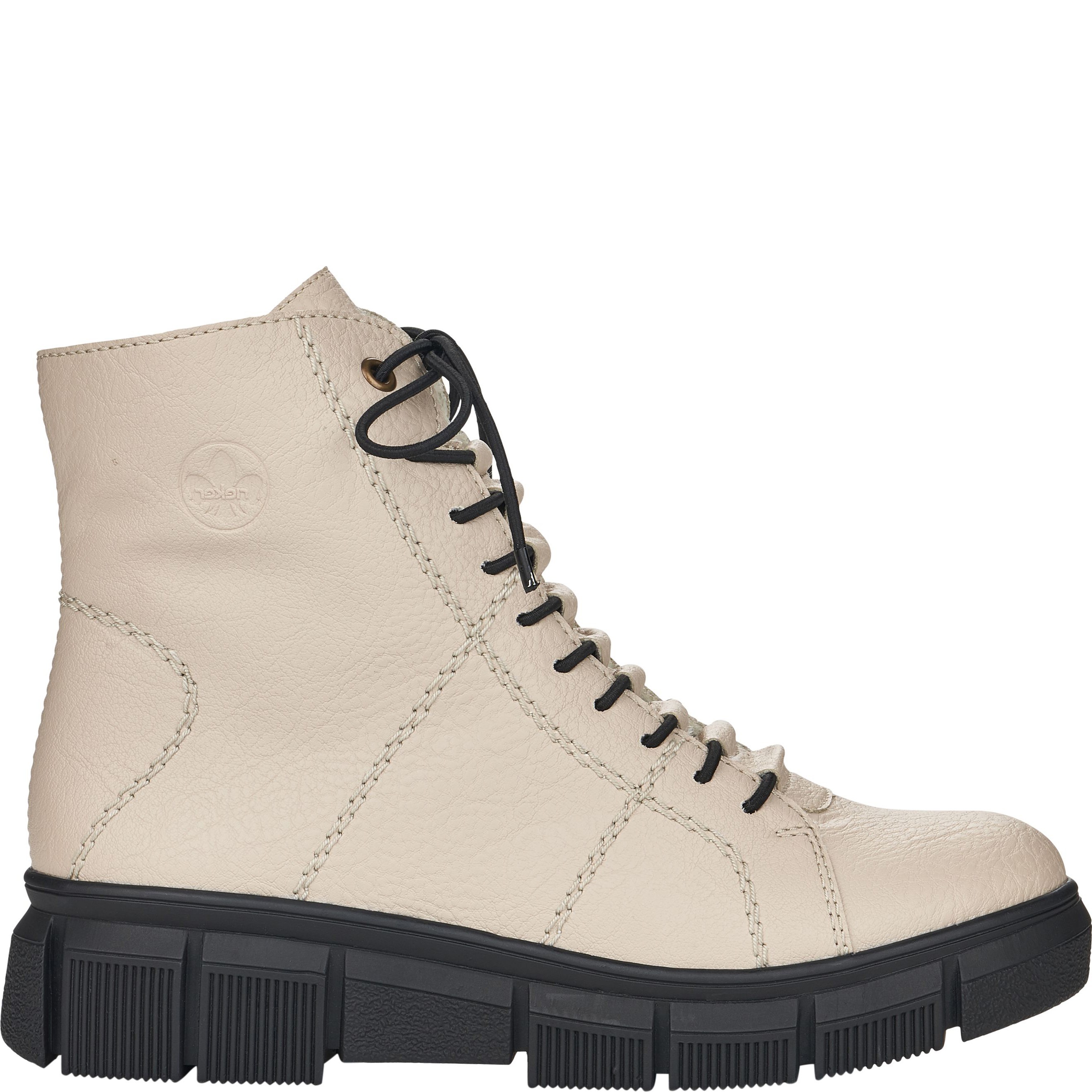 RIEKER Aulinukai moterims, Smėlio, BOOTIES 2