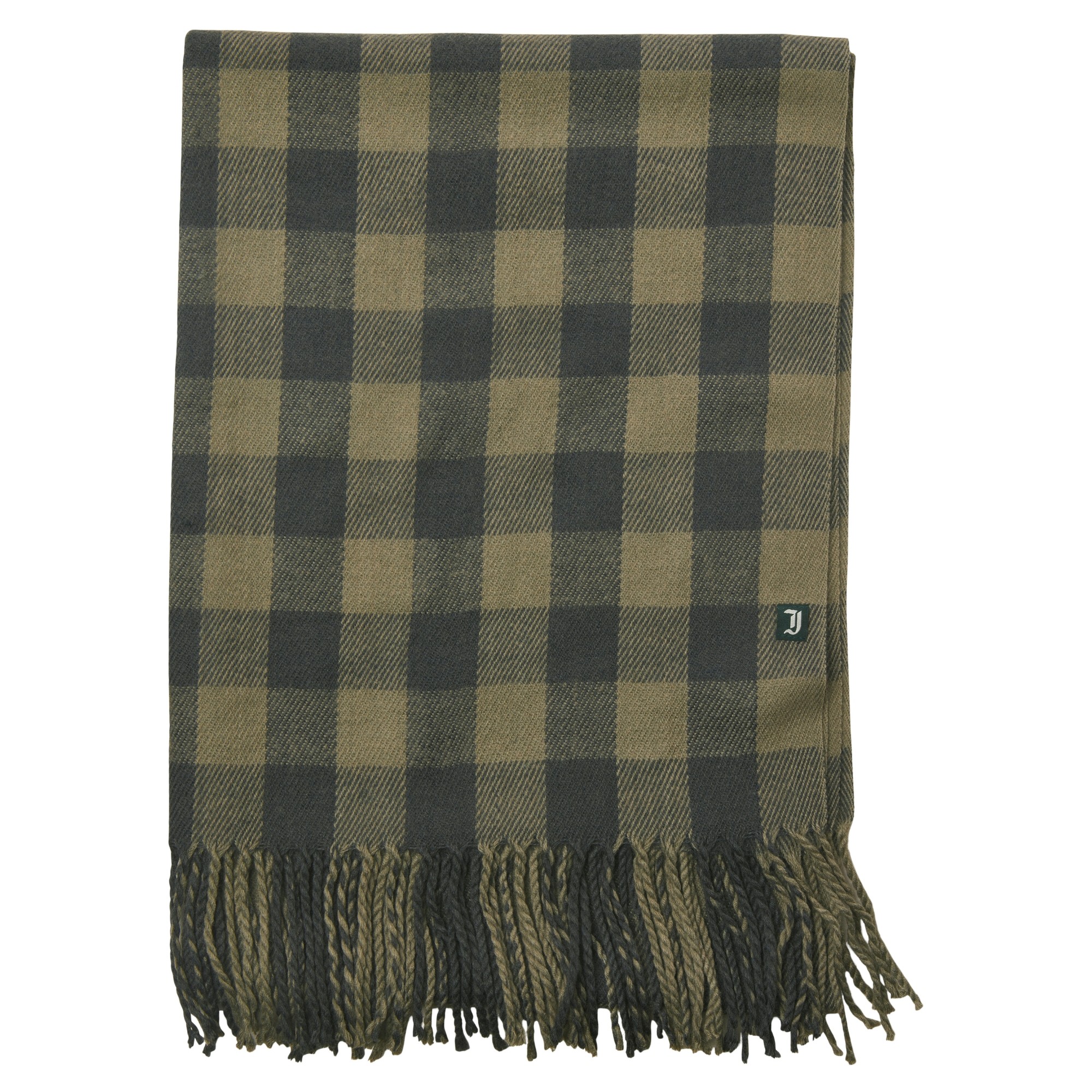 JACK & JONES Šalikas vyrams, Pilka, Lint check scarf 2
